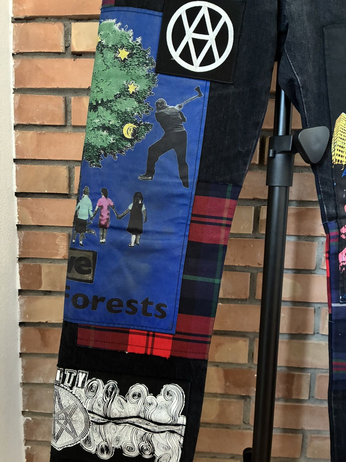 KIDILL KIDILL AW20 Edwin Jamie Reid Punk Patchwork jeans Size US 30 / EU 46 - 3 Thumbnail