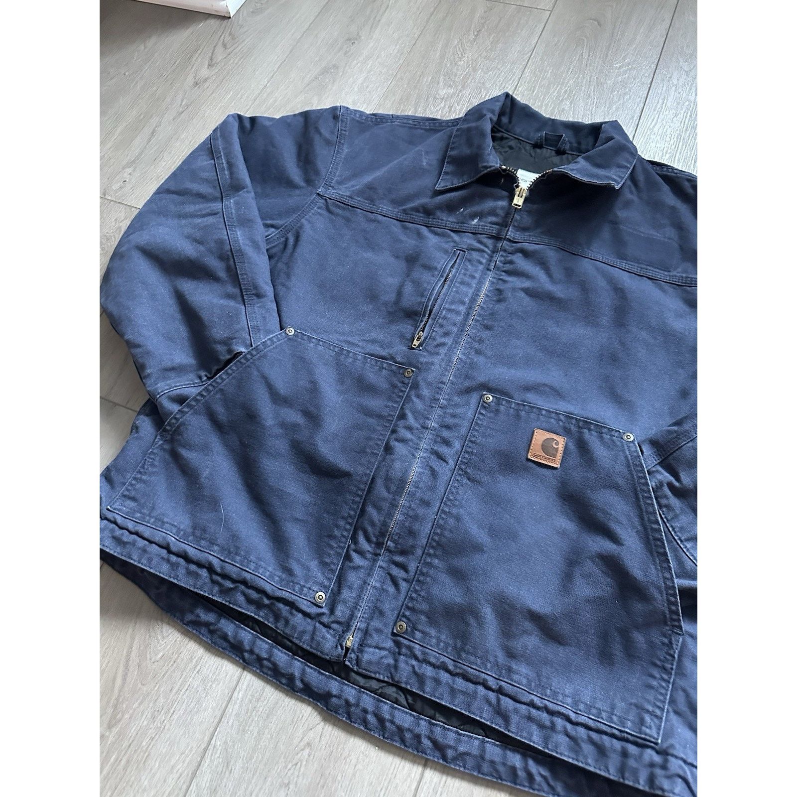 Carhartt Vintage Carhartt quilted line jacket navy blue size L men’s Size US L / EU 52-54 / 3 - 2 Thumbnail