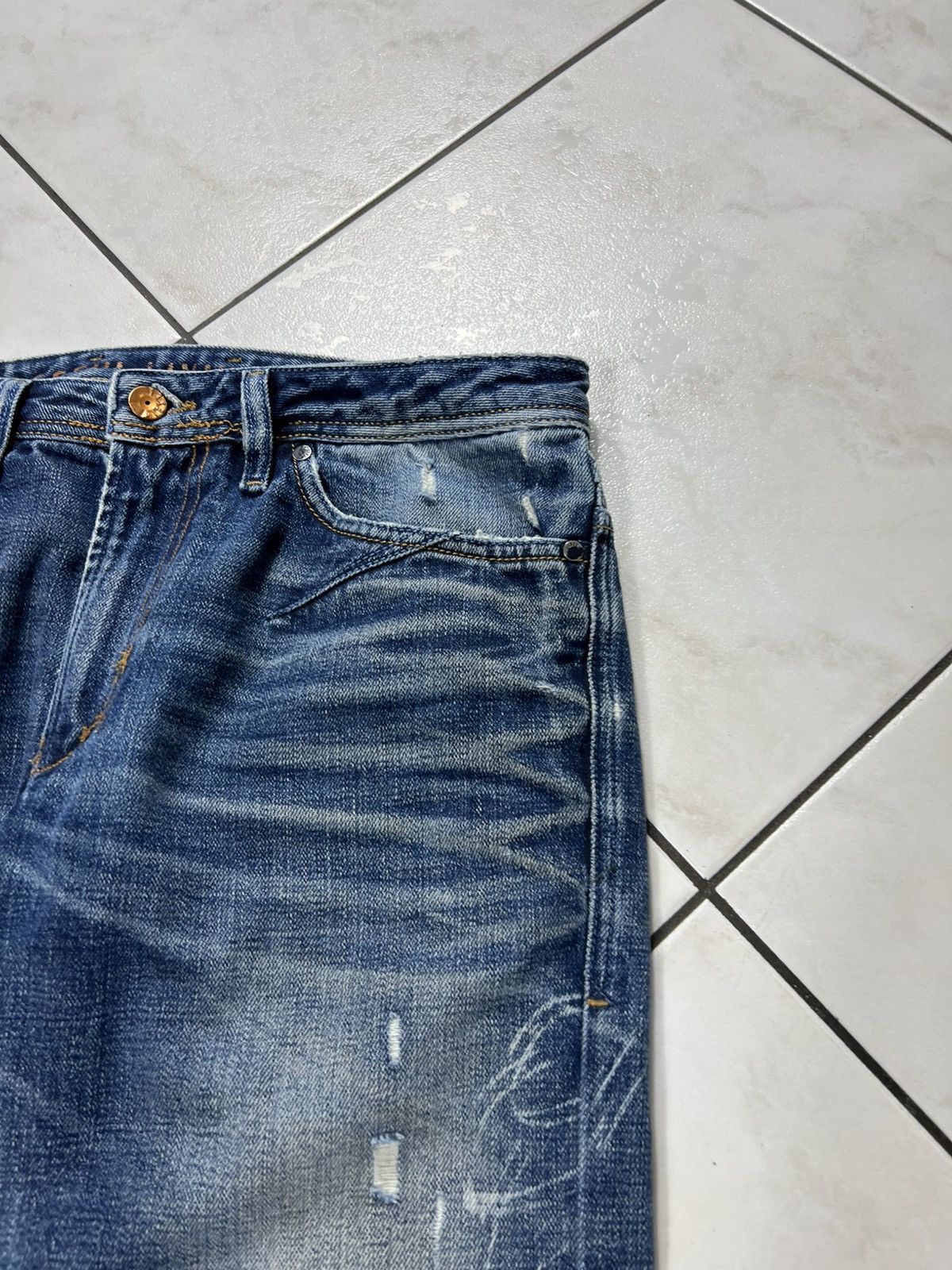Diesel Vintage Diesel shioner distressed denim jeans slim skinny Size US 30 / EU 46 - 6 Thumbnail