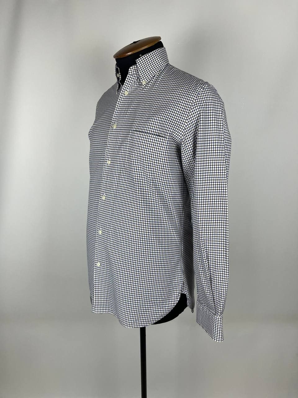 Boggi Boggi Formal Shirt Mens (UK) 40 Plaid Pattern Button Neck Size US M / EU 48-50 / 2 - 2 Thumbnail