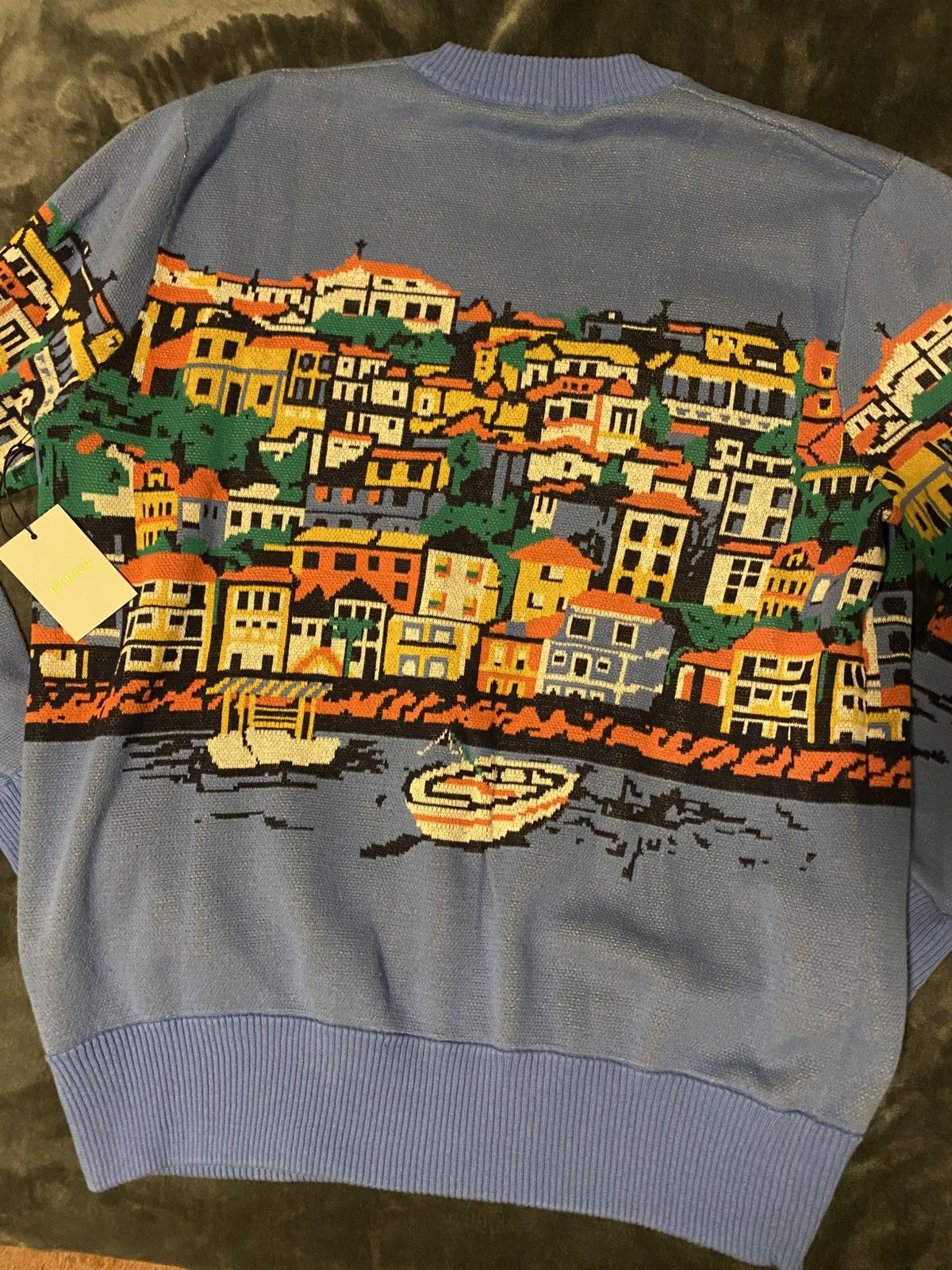 Aime Leon Dore Aimé Leon Dore SS20 Molyvos Seatown Intarsia Sweater sz L Size US L / EU 52-54 / 3 - 3 Thumbnail