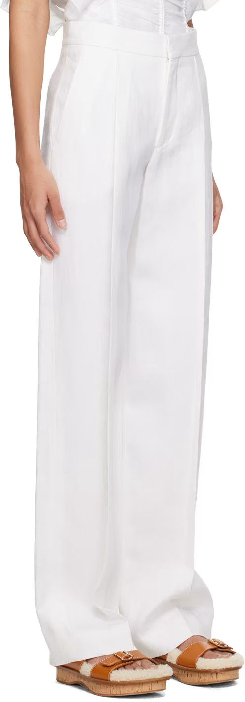 Chloe o1y0825 Sweatpant in White Size 28" / US 6 / IT 42 - 2 Thumbnail