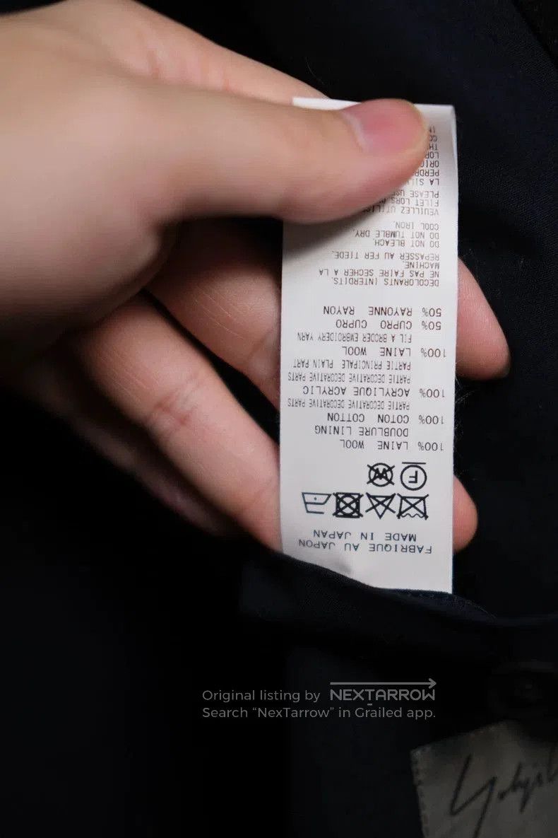 Yohji Yamamoto Yohji Yamamoto Star Embroidery Coat. Size US S / EU 44-46 / 1 - 9 Thumbnail