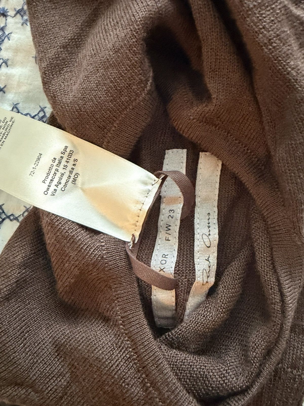 Rick Owens Rick Owens Balaclava in Brown. OS Size ONE SIZE - 3 Thumbnail