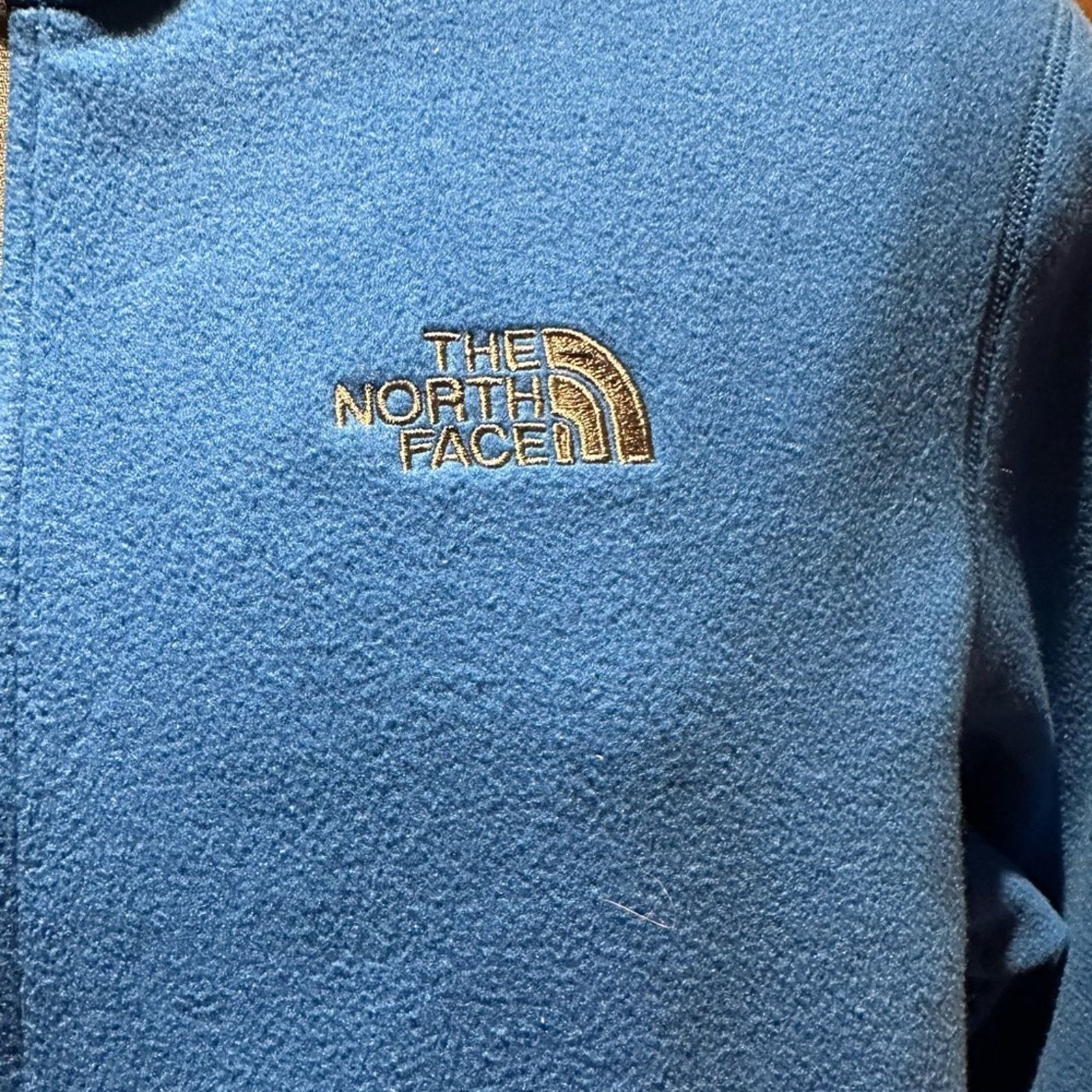 The North Face The North Face Royal Blue Mens XL Quarter Zip Fleece Top Size US XL / EU 56 / 4 - 3 Thumbnail