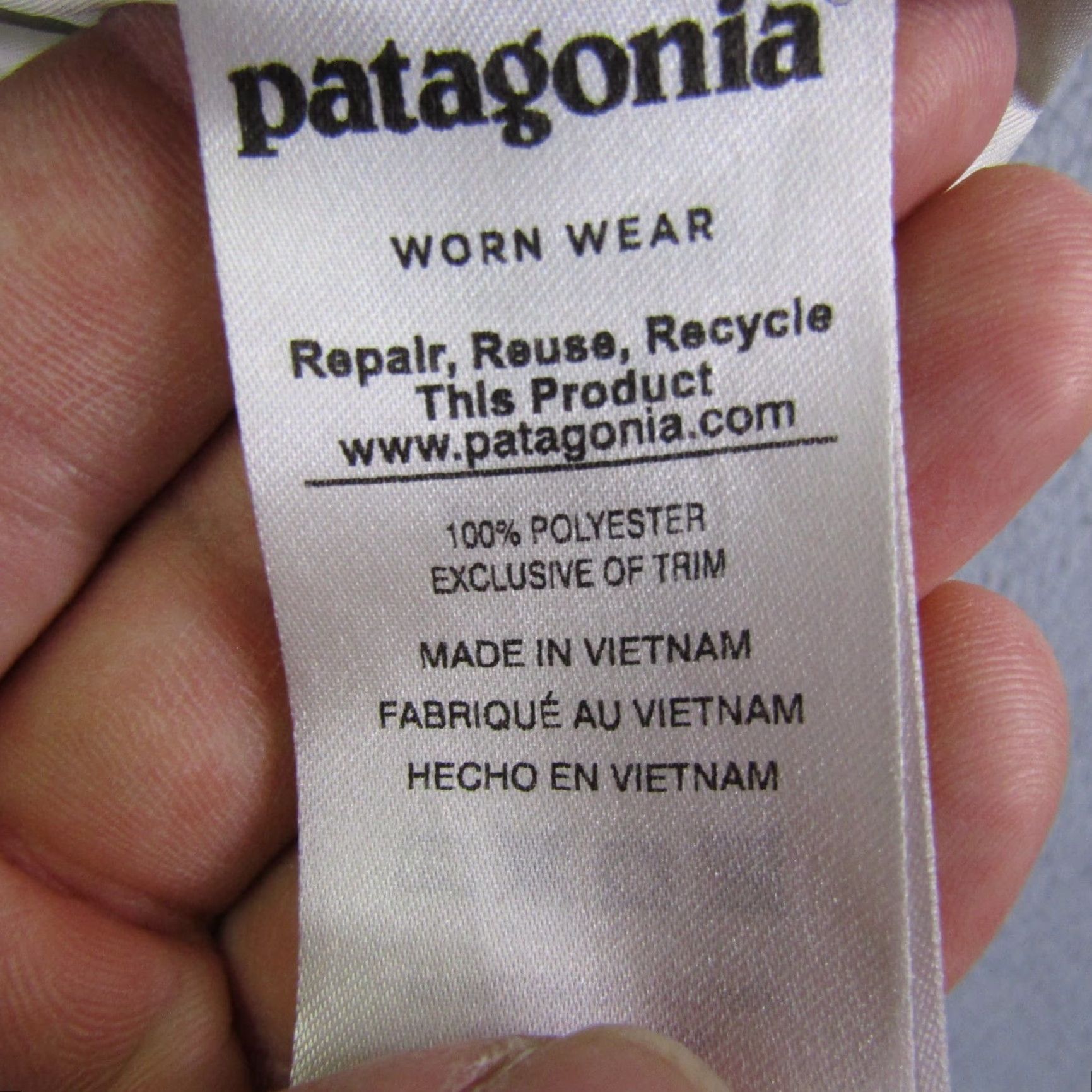 Patagonia VINTAGE Patagonia Vest Womens L Tan Los Gatos Fleece Deep Pile Sherpa Full Zip Up Size L / US 10 / IT 46 - 5 Thumbnail