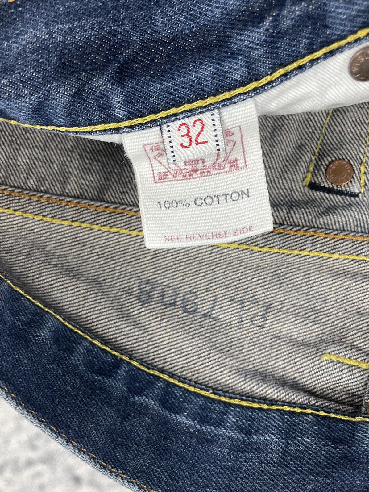 Evisu Evisu 033 W32L32 Swag Drip OG Straight fit selvedge premium Size US 32 / EU 48 - 4 Thumbnail