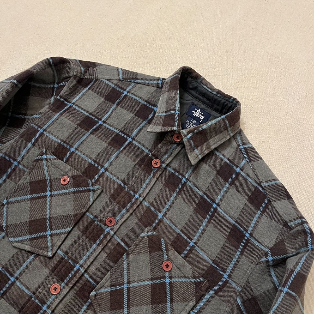 Stussy 90s Stussy Check Jacket Size US M / EU 48-50 / 2 - 2 Thumbnail