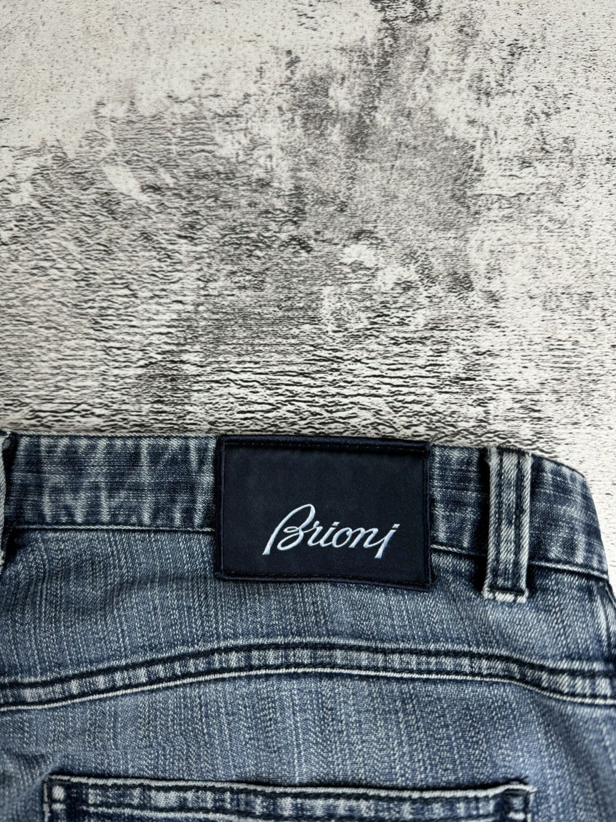 Brioni Brioni Stelvio 51 Vintage Light Blue Denim Collection Jeans Size US 34 / EU 50 - 7 Thumbnail