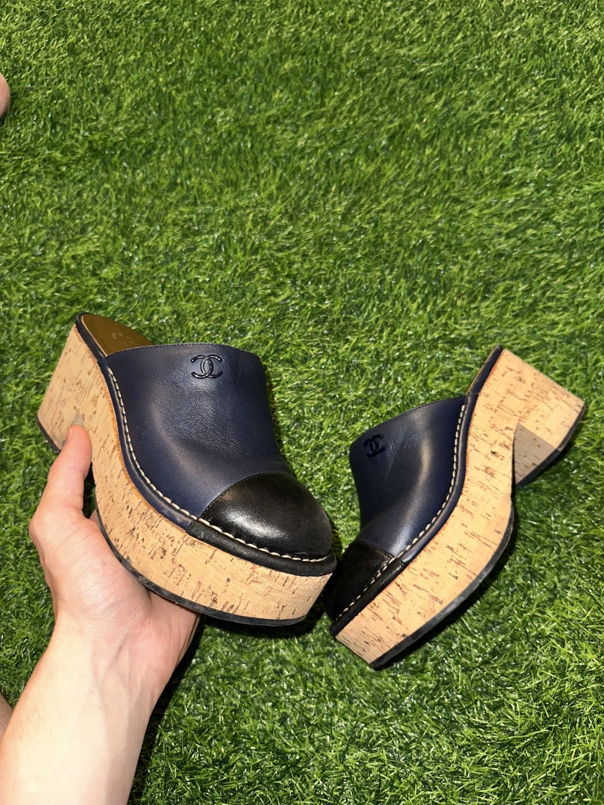 Chanel Chanel leather mules and clogs size 37 Size US 7 / IT 37 - 1 Thumbnail
