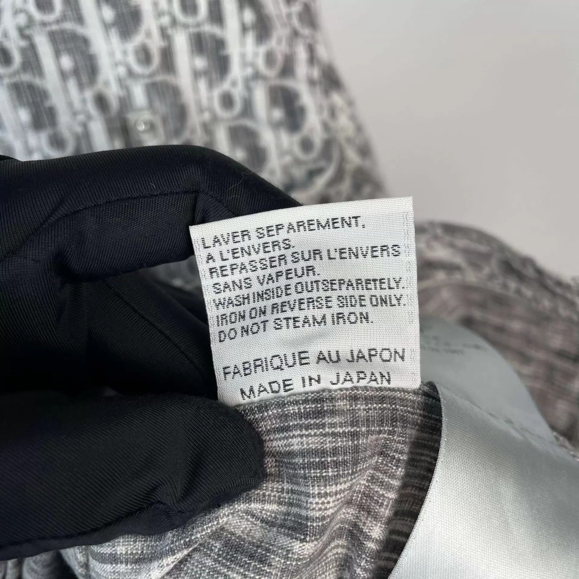 Dior Dior Denim Allover Logo LS Shirt Black/White 40 Size US M / EU 48-50 / 2 - 5 Thumbnail