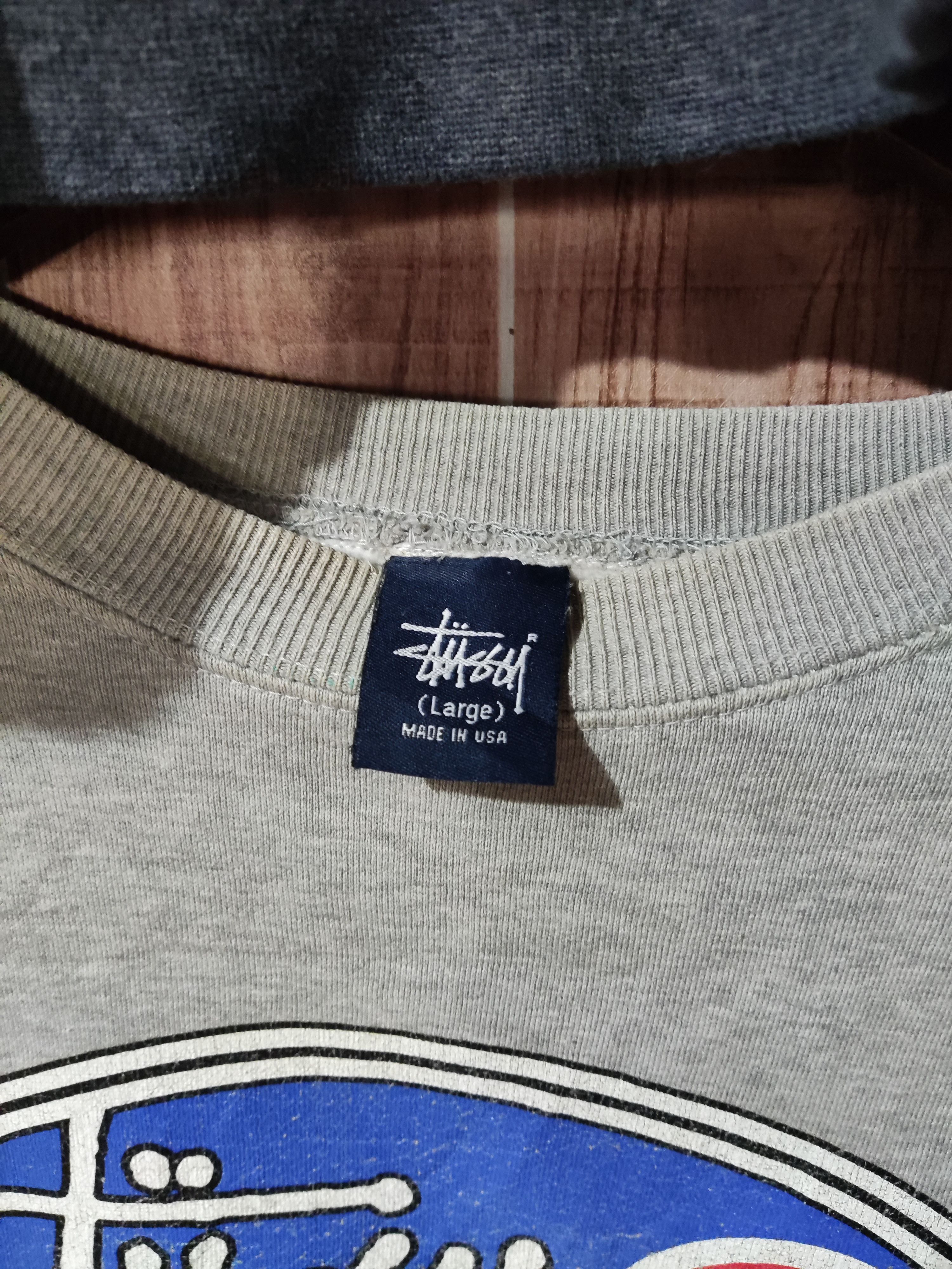 Stussy Rare Stussy x vintage Double S Oval Logo crewneck Size US M / EU 48-50 / 2 - 9 Thumbnail