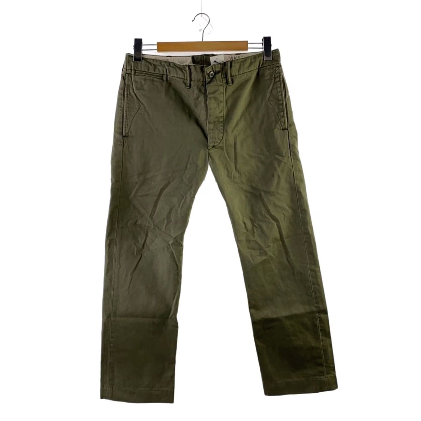 Ralph Lauren RRL RALPH LAUREN WORK PANTS MEN COTTON GREEN SIZE 31 USED Size US 31 - 2 Thumbnail