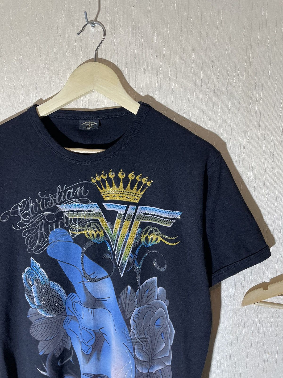 Christian Audigier × Ed Hardy × Japanese Brand Christian Audigier Ed hardy Japanese streetwear T shirt Size US L / EU 52-54 / 3 - 2 Thumbnail