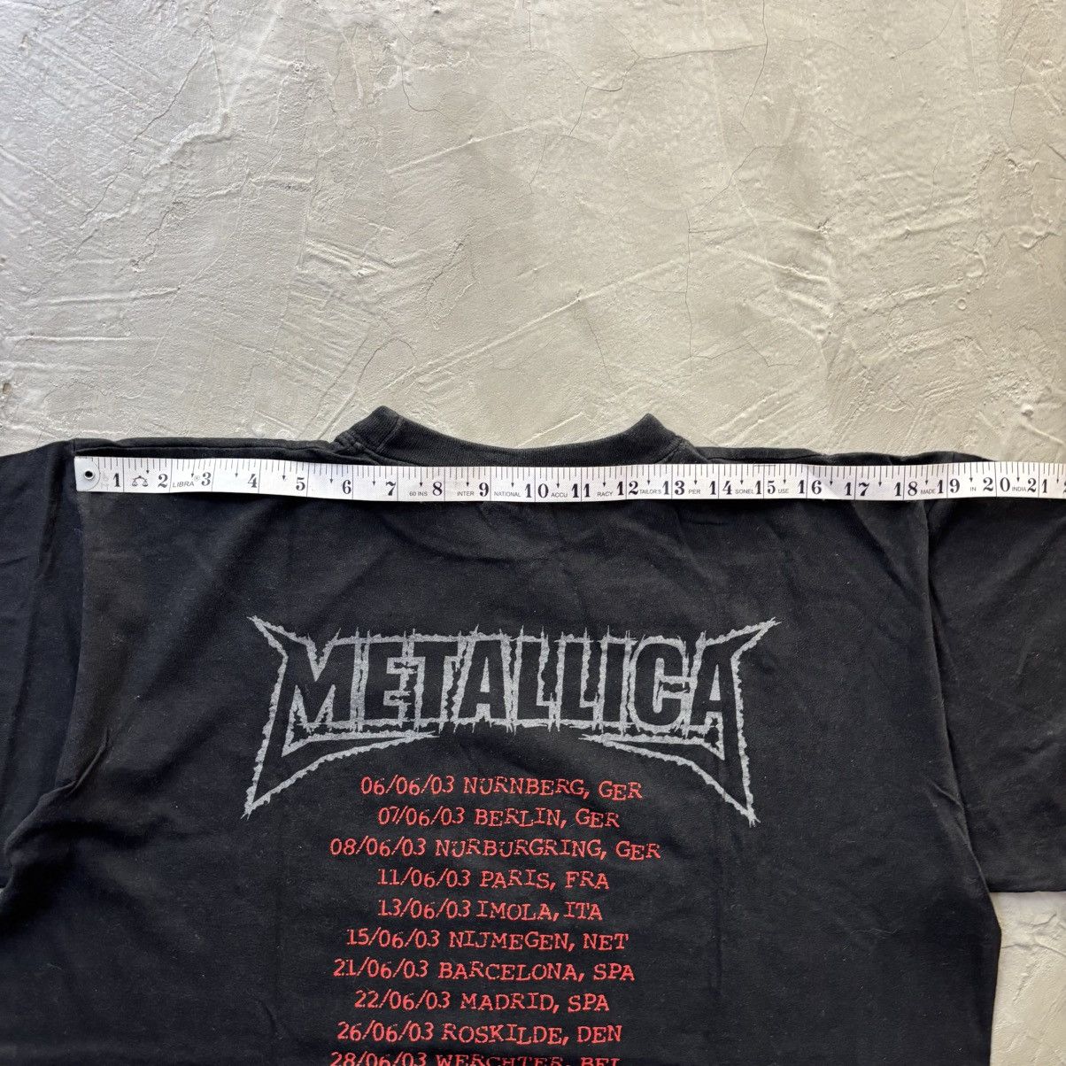 Band Tees Metallica Vintage T Shirt 2003 St-Anger Tour Pushead Fist Size US M / EU 48-50 / 2 - 7 Thumbnail