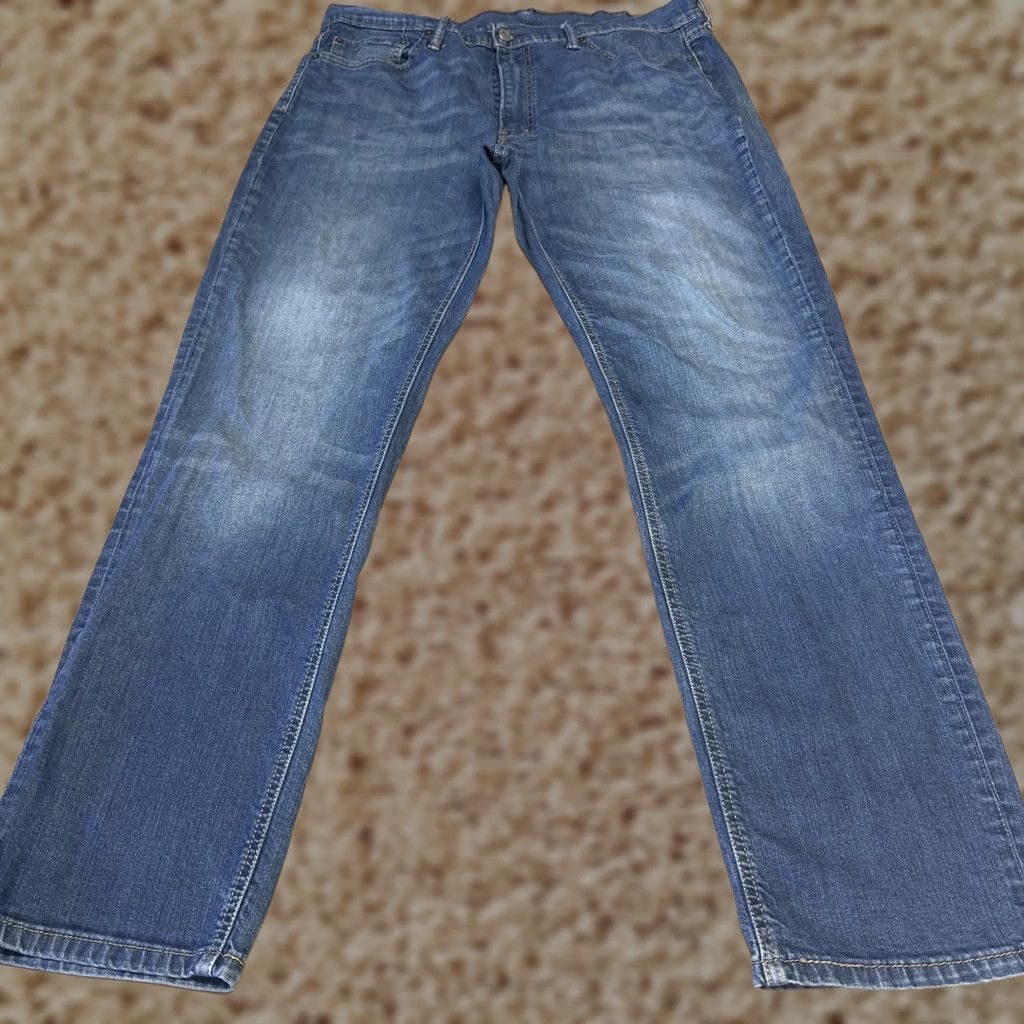 Levi's Levi's 541 Athletic Taper Jeans Mens 38x34 Medium Wash Blue Denim Size US 38 / EU 54 - 1 Thumbnail