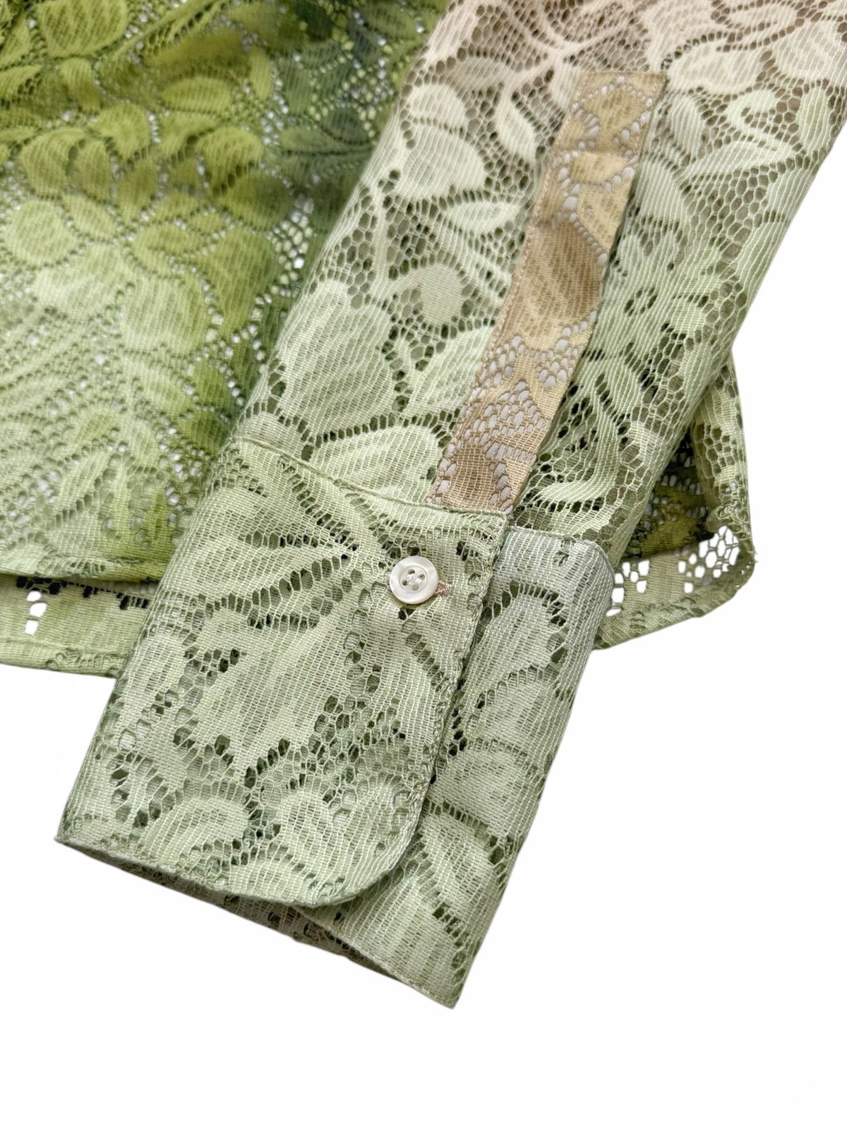 Acne Studios Mesh Foliage Button Shirt Size XS / US 0-2 / IT 36-38 - 5 Thumbnail