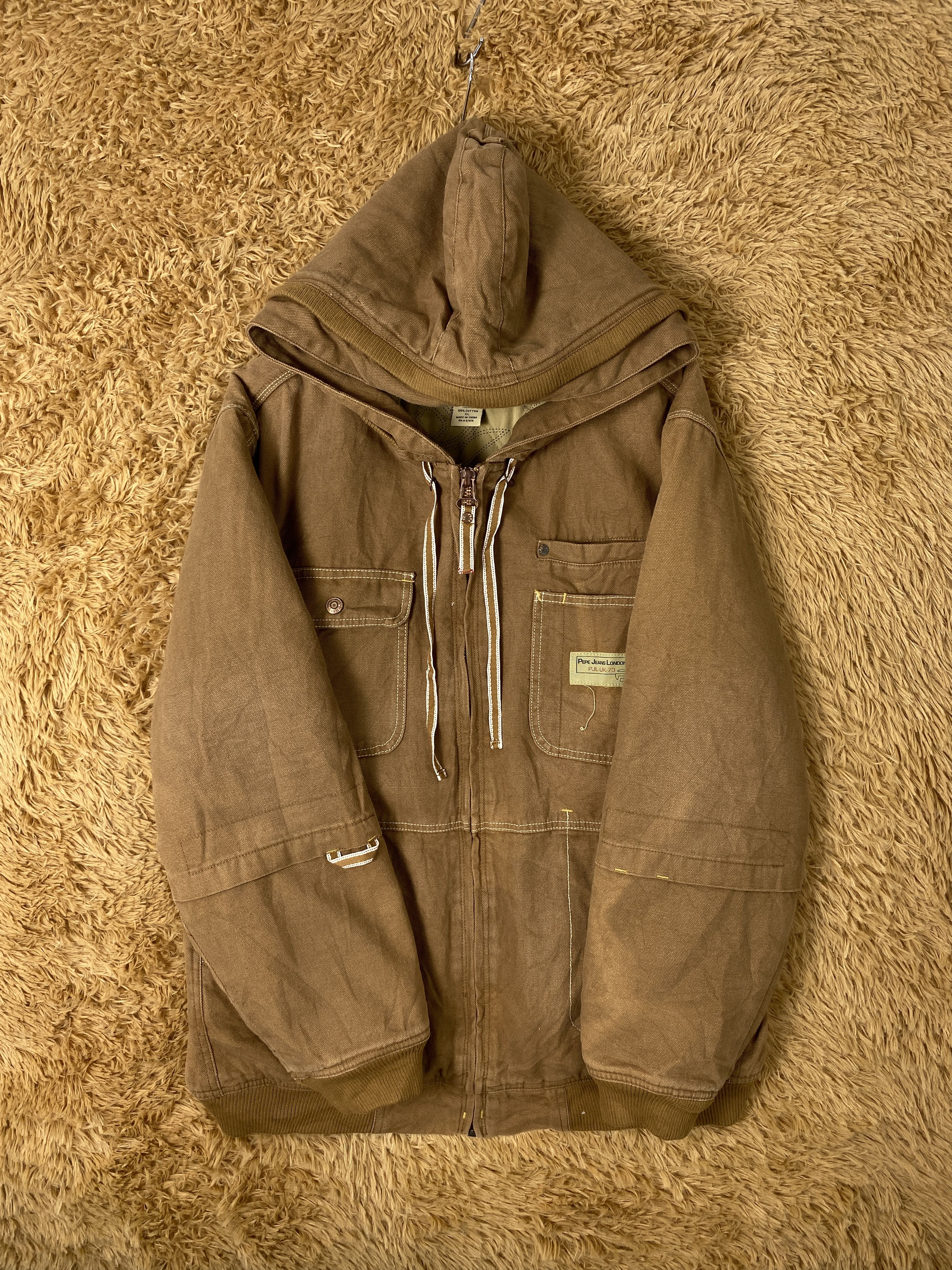 Pepe Jeans Vintage Pepe Jeans London Hoodie Jacket J2170 Size US L / EU 52-54 / 3 - 7 Thumbnail