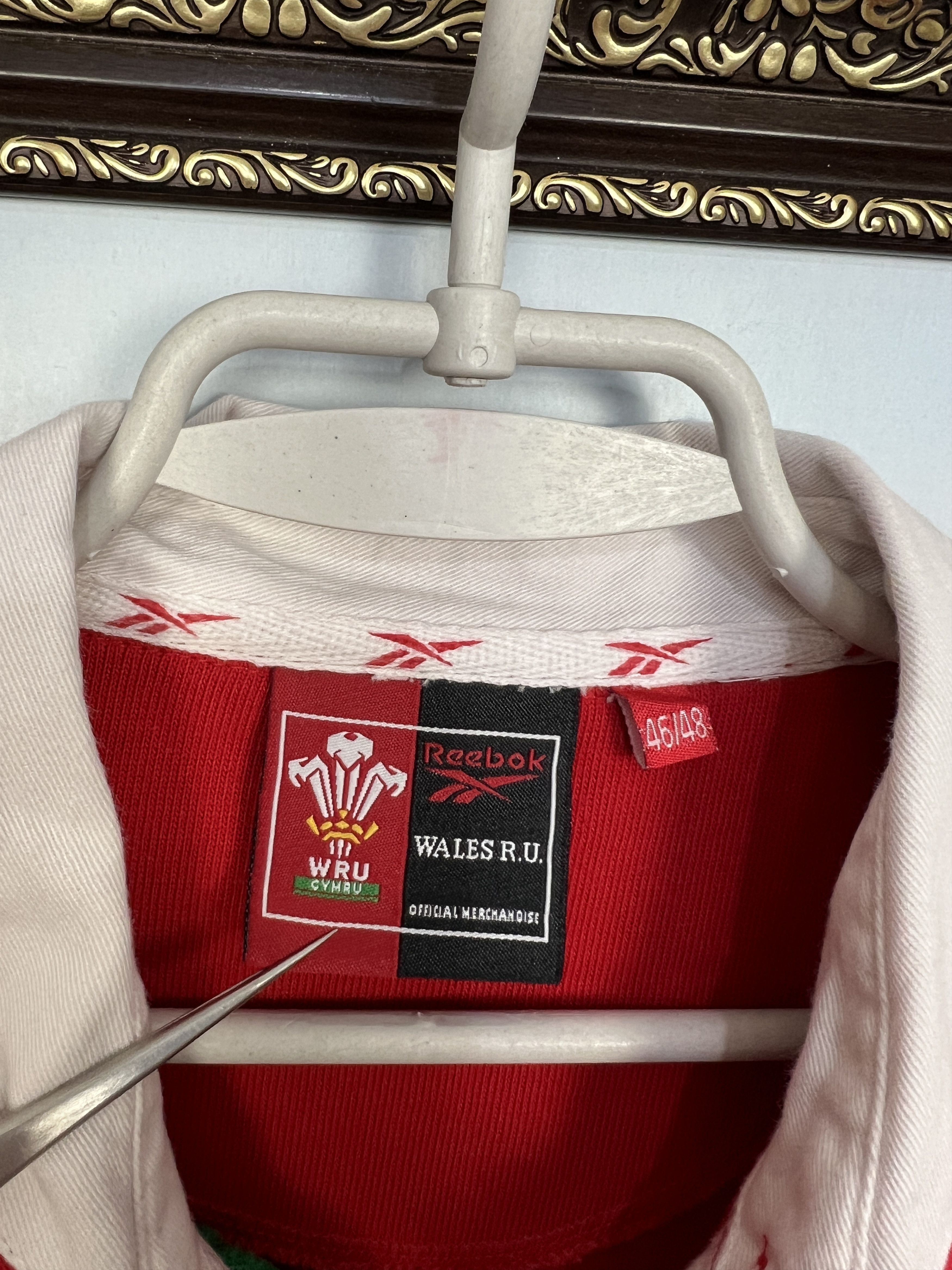 Reebok Vintage 90's Wales Rugby Union Jersey Long Sleeve Shirt Size US XXL / EU 58 / 5 - 6 Thumbnail