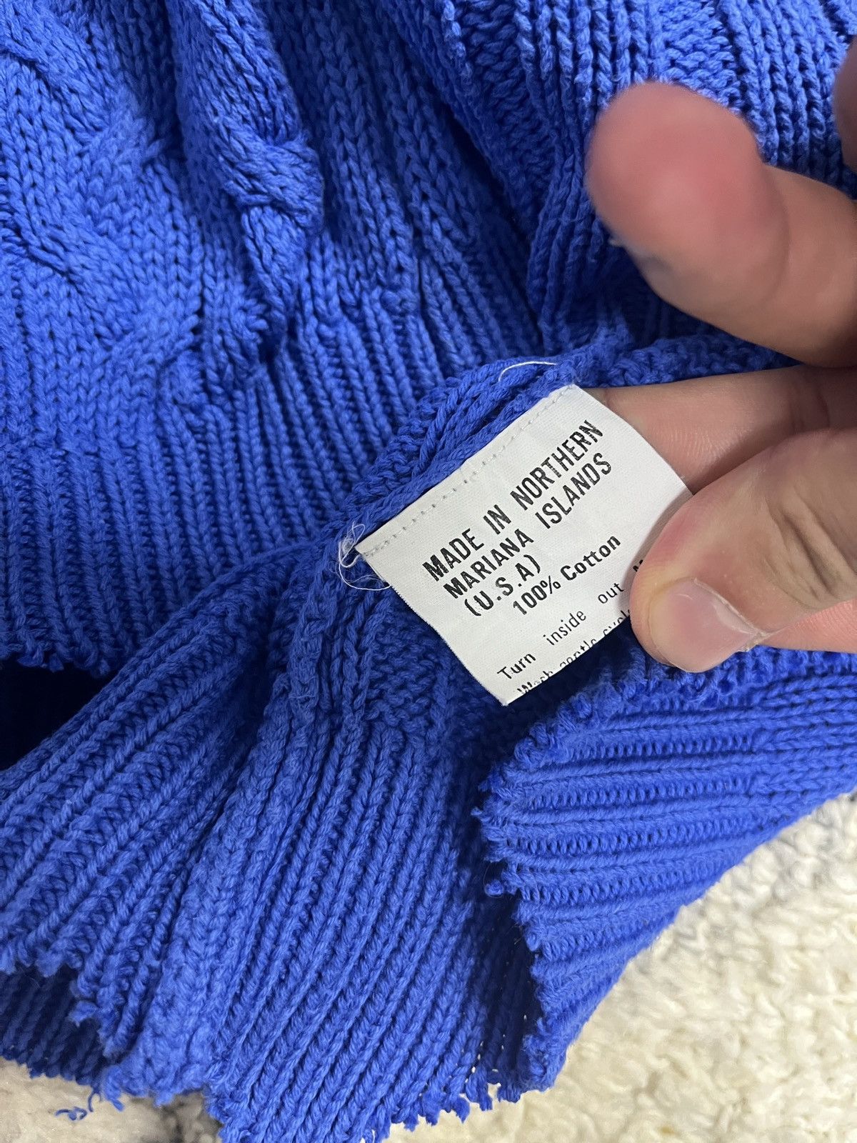 Japanese Brand × Vintage Vintage USA Sweater Faded Distressed With Holes Size US M / EU 48-50 / 2 - 4 Thumbnail