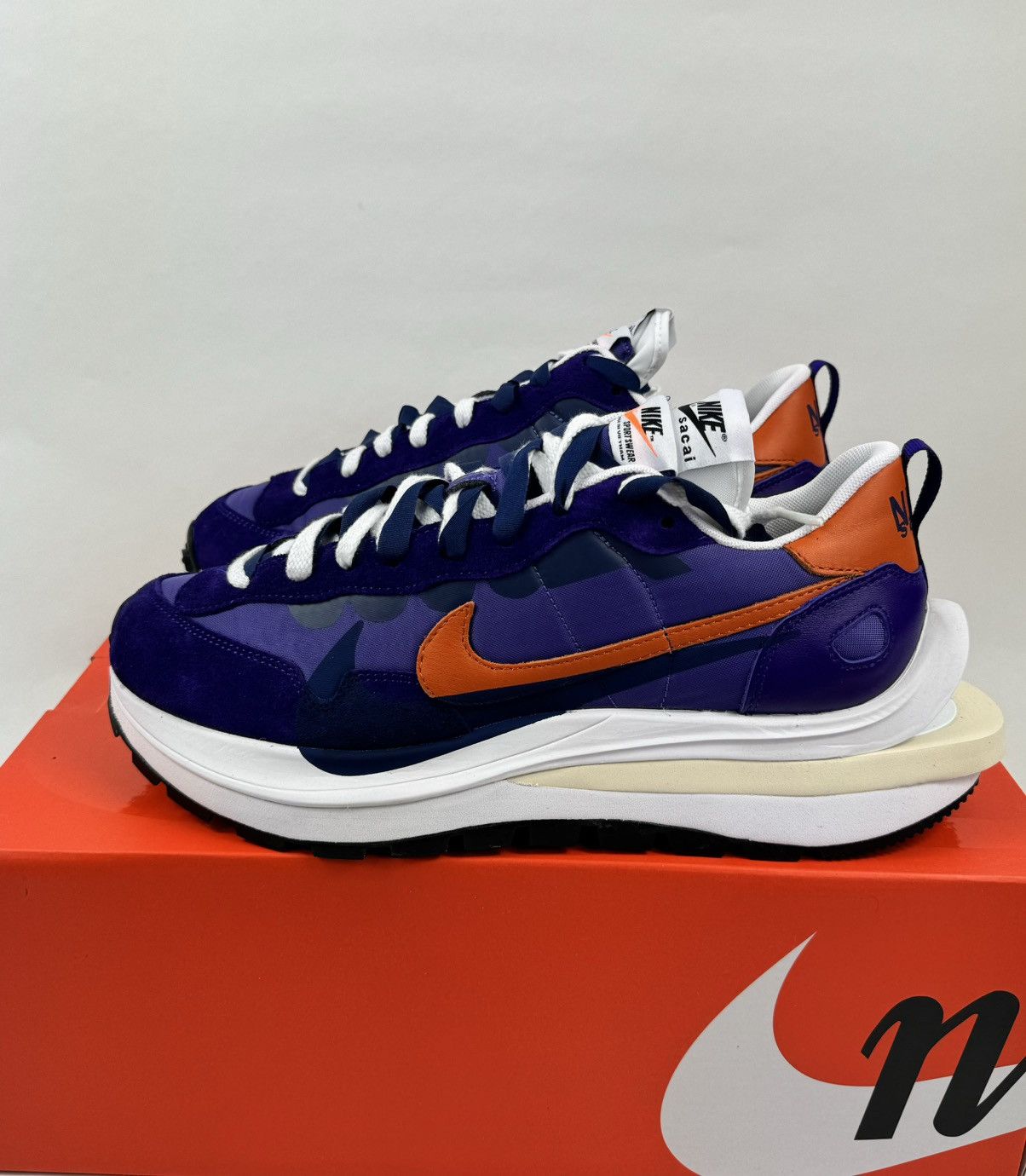 Nike × Sacai NIKE VAPORWAFFLE SACAI SNEAKERS Size US 11.5 / EU 44-45 - 2 Thumbnail