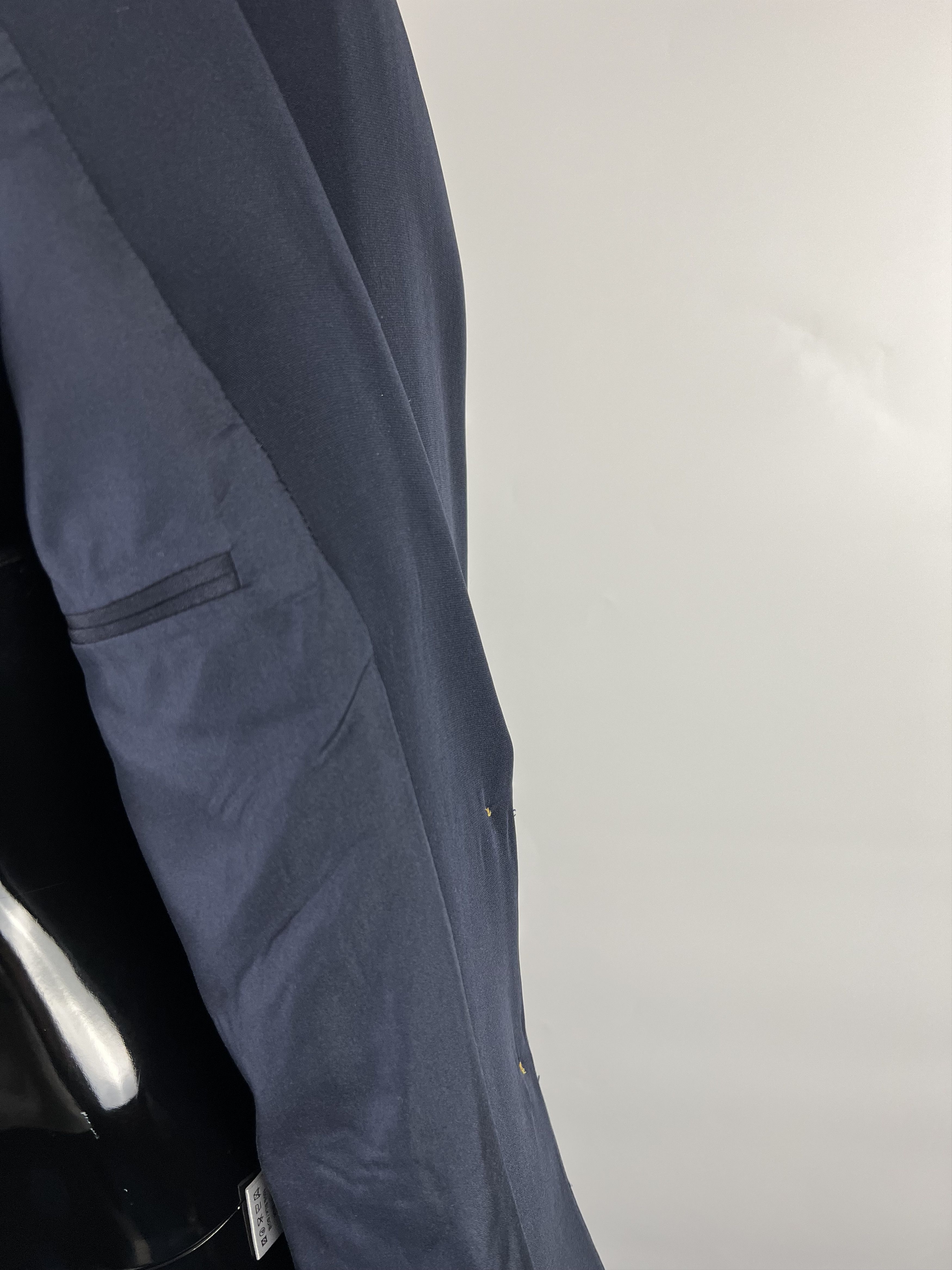 Joseph Joseph Navy Blue 100% Silk Blazer Jacket Size 38 Size M / US 6-8 / IT 42-44 - 13 Thumbnail