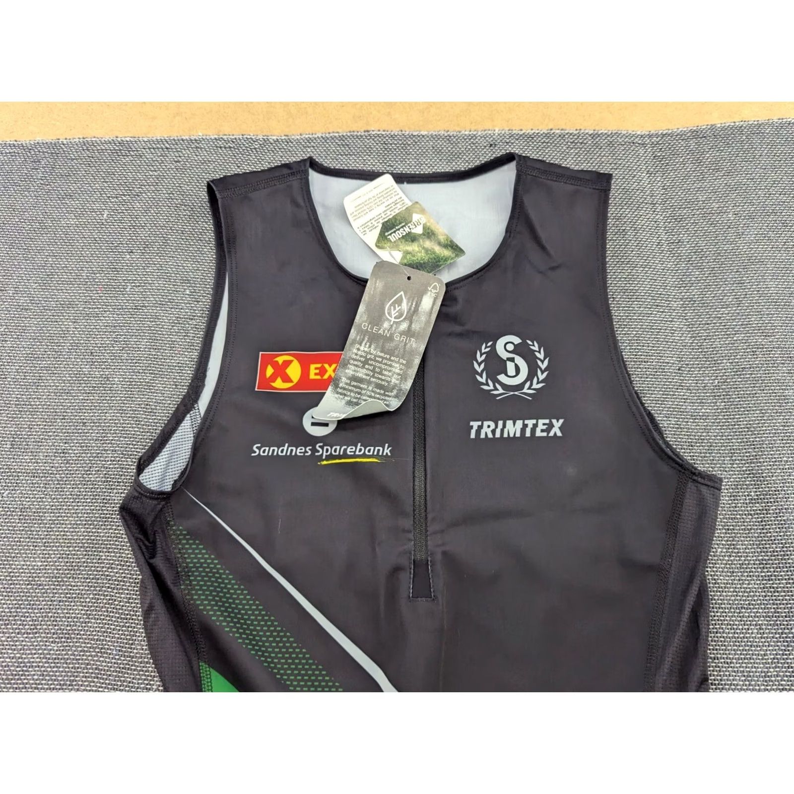 Vintage TRIMTEX Womens Thriathlon Suit Running Large Sleeveless Stretch One Piece Size L / US 10 / IT 46 - 6 Thumbnail