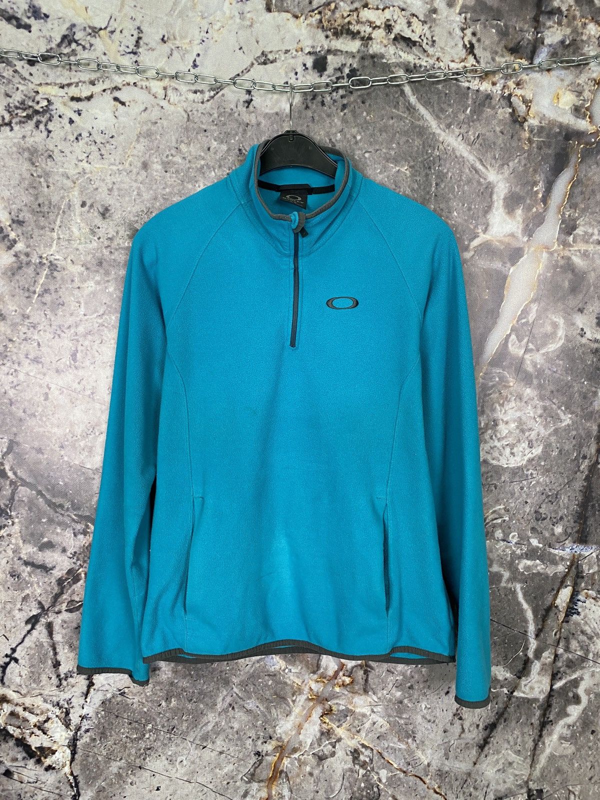 Oakley × Vintage Men’s Oakley Fleece Jacket Outdoor Size Large Size US L / EU 52-54 / 3 - 1 Thumbnail