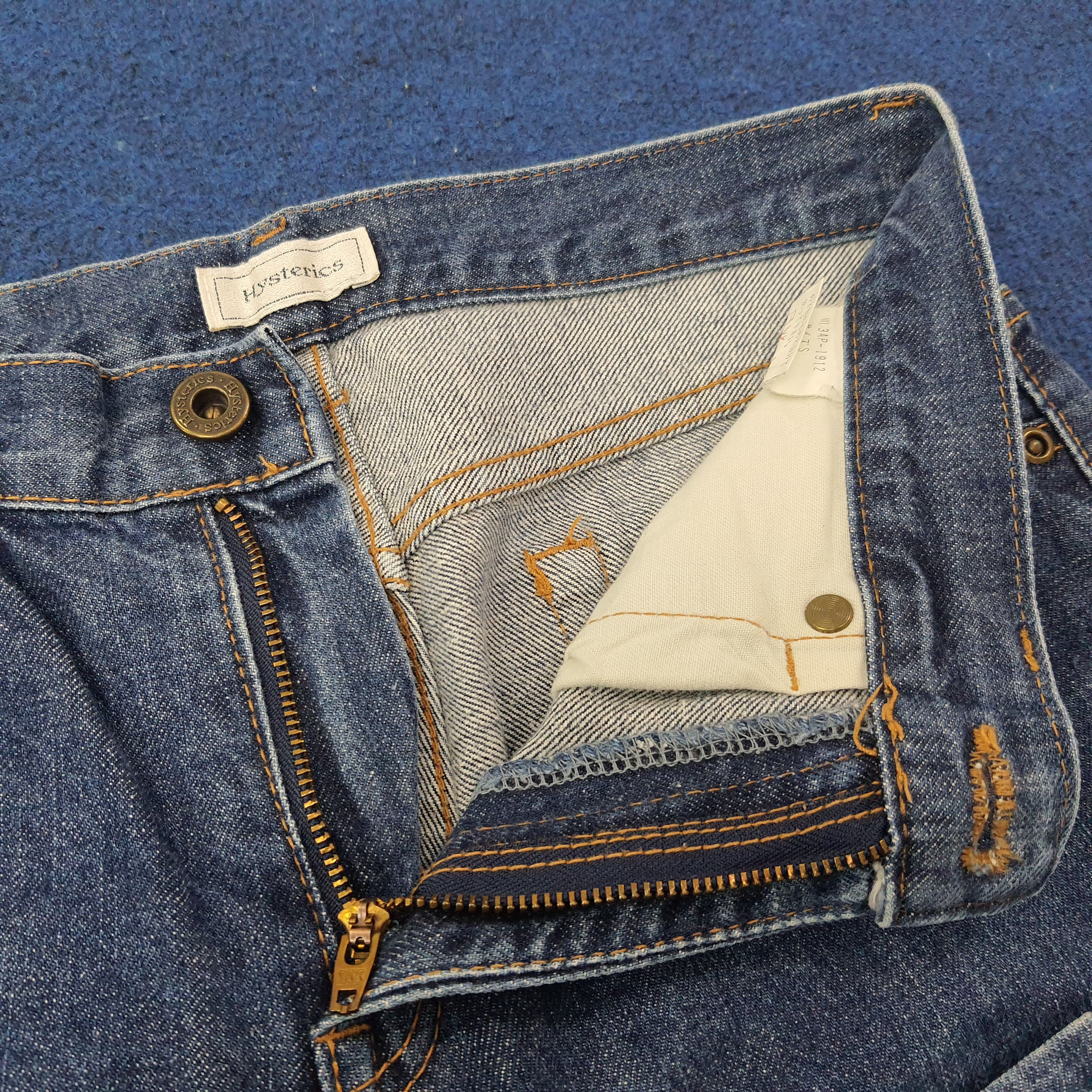 Hysteric Glamour Vintage Hysteric Glamour Japan Custom Logo Jeans C265N34 Size 27" / US 4 / IT 40 - 7 Thumbnail