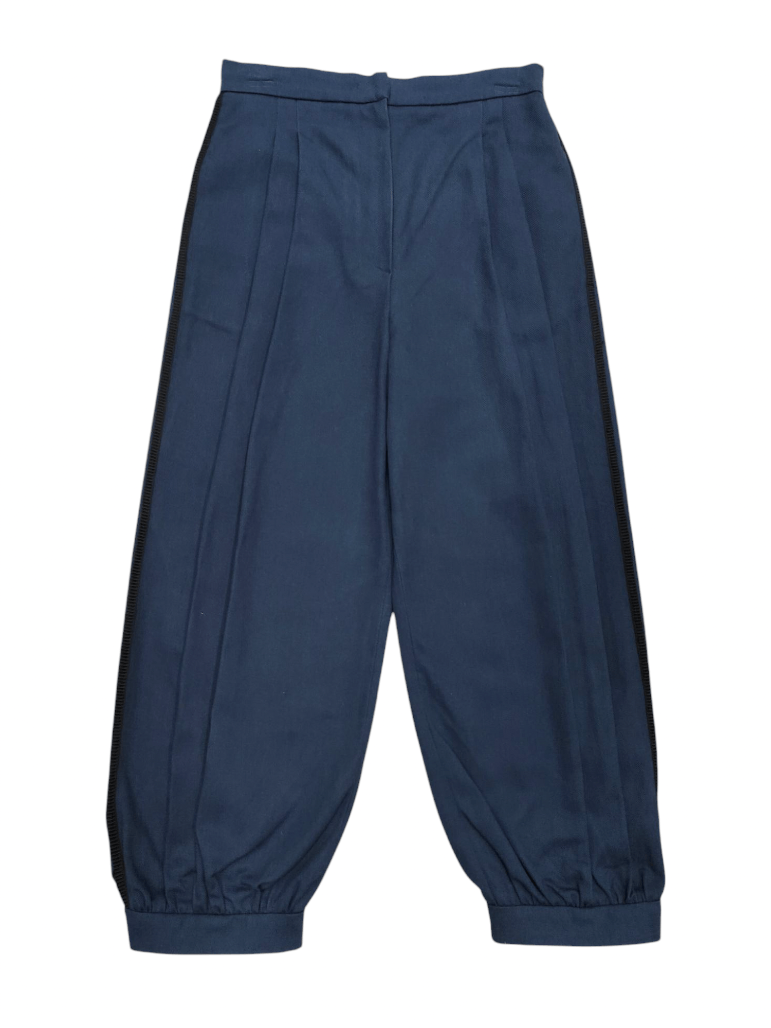 Fendi FENDI- Tailored Cuff Ankle Balloon Cropped Pleated Trousers Size 29" - 1 Thumbnail