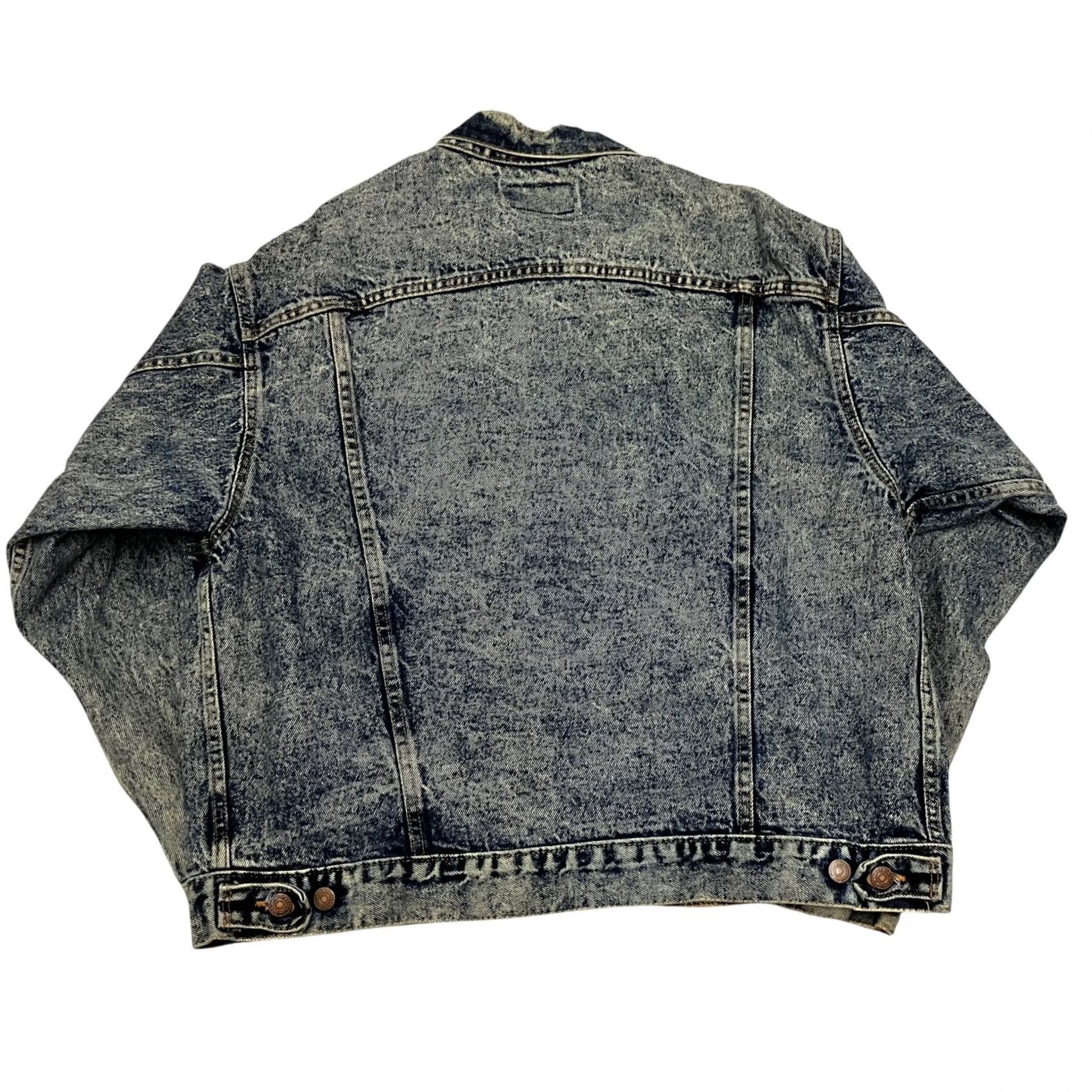Levi's Vintage Levis 70507 Denim Jacket Mens XL Blue Acid Wash Trucker Made in USA Size US XL / EU 56 / 4 - 7 Thumbnail