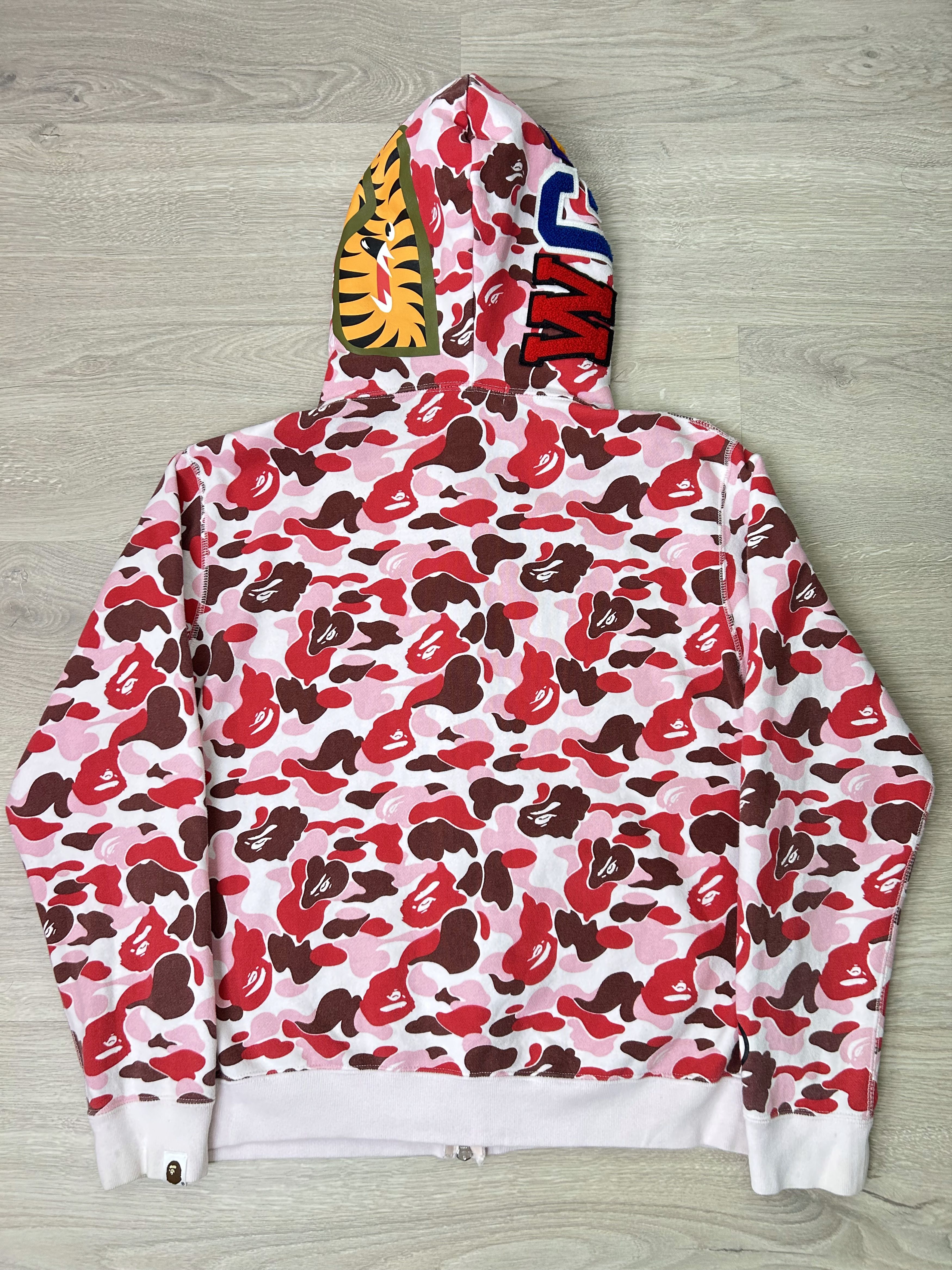 Bape Bape Hiroshima Camo Shark Full Zip Hoodie[Size S Fit Like M] Size US S / EU 44-46 / 1 - 10 Thumbnail
