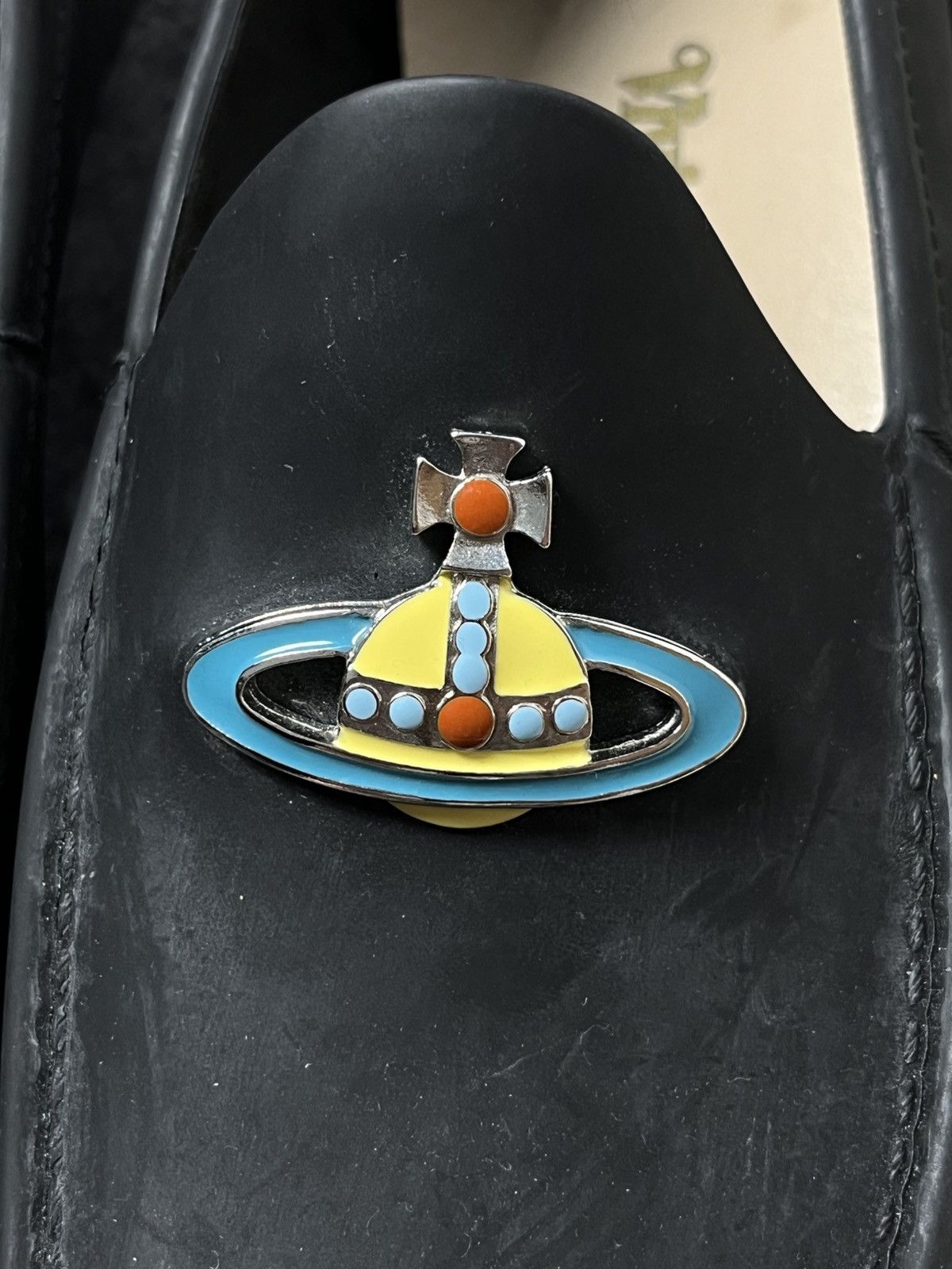 Vivienne Westwood 🔥00's Vivienne Westwood Orb Logo Loafers Shoes Y2k Size US 9 / EU 42 - 4 Thumbnail
