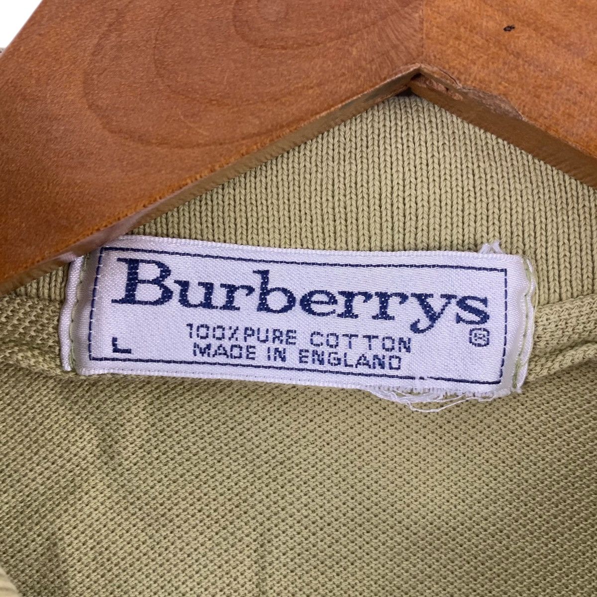 Burberry Vintage 90’ BURBERRY LONDON Made In England Polo Tee Shirt Size US L / EU 52-54 / 3 - 5 Thumbnail