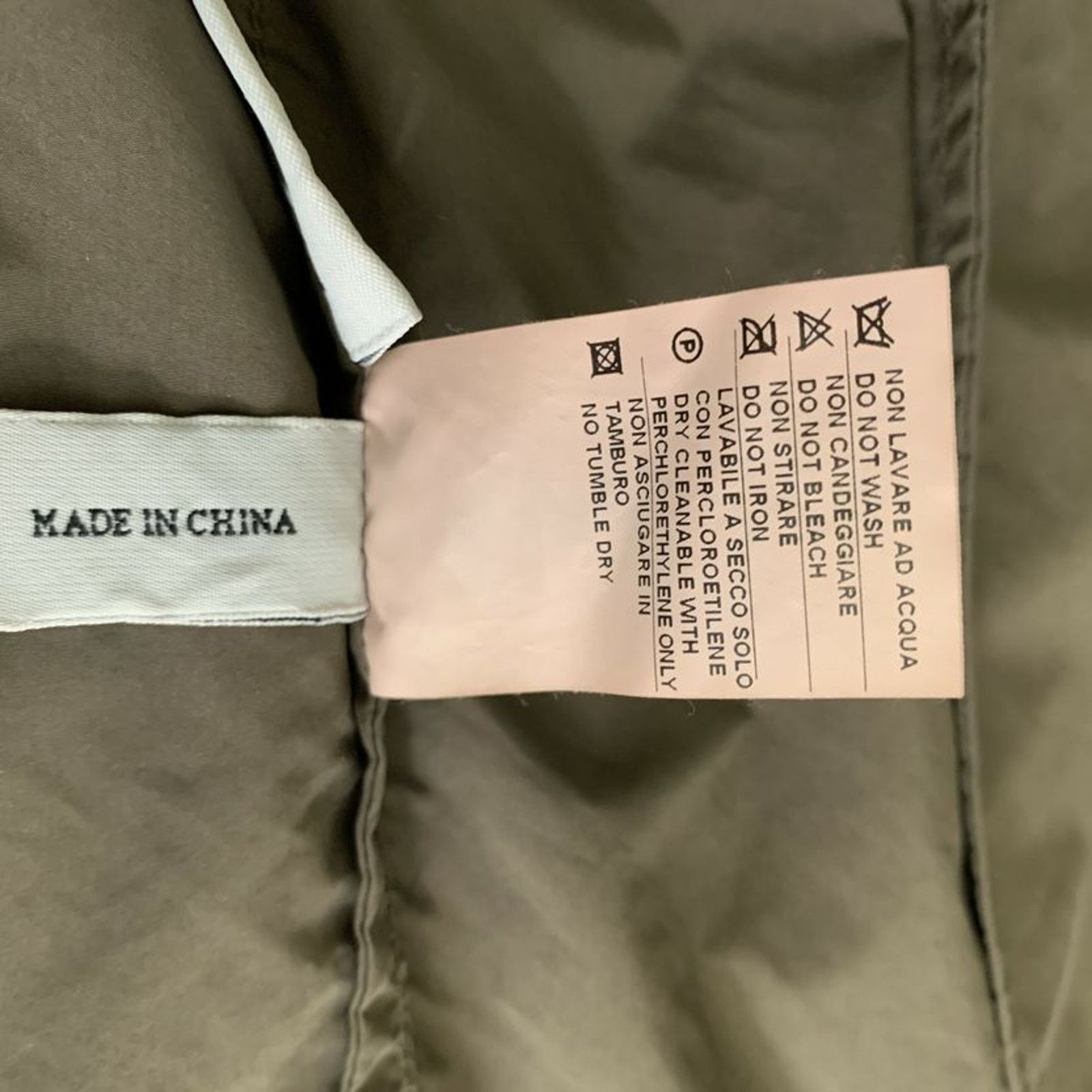 Aspesi ASPESI Green Olive Polyester Blend Notch Lapel Sport Coat M Size 40R - 9 Thumbnail