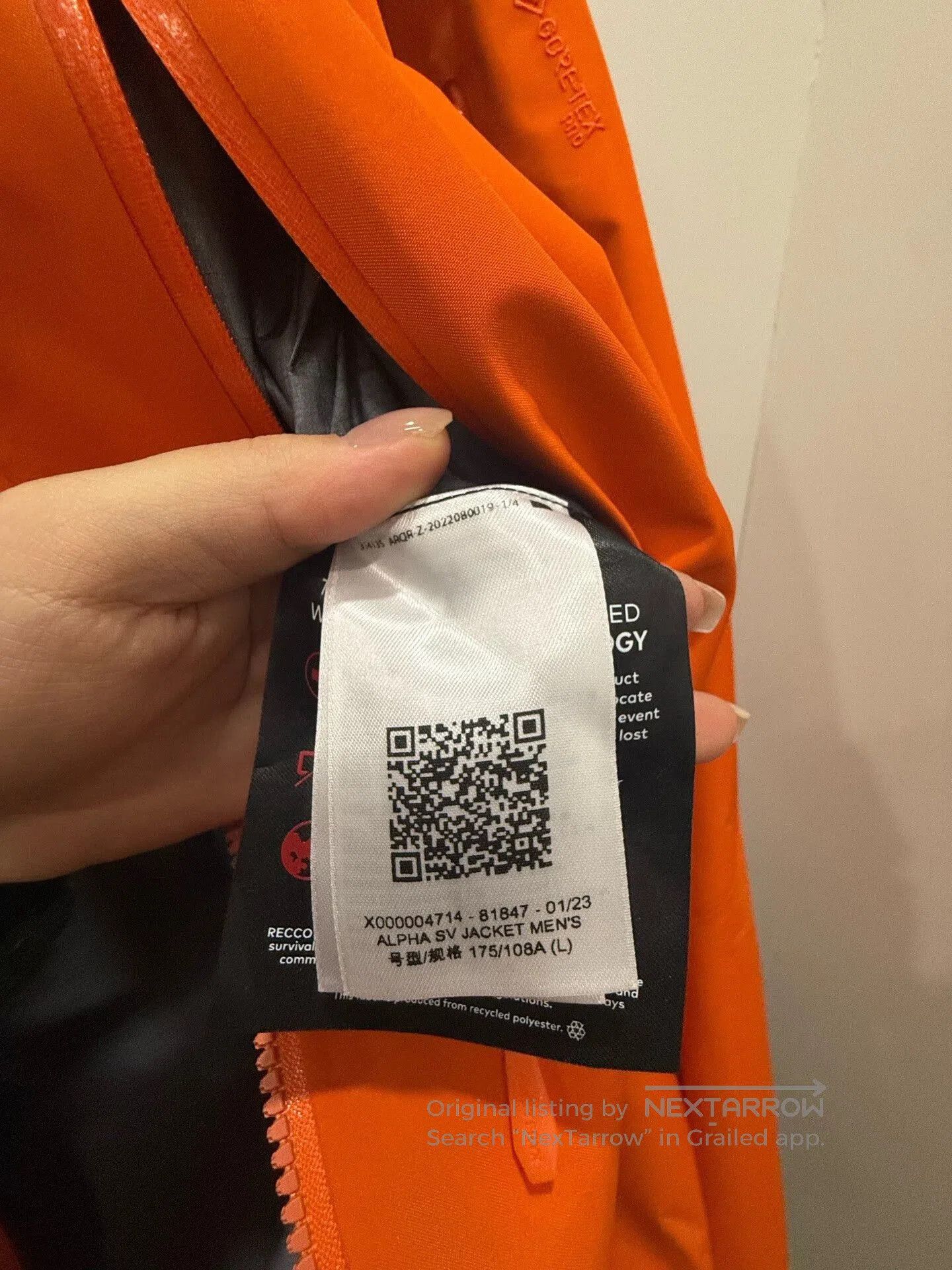 Arc'teryx Arc'teryx Alpha SV Jacket. Size US L / EU 52-54 / 3 - 4 Thumbnail