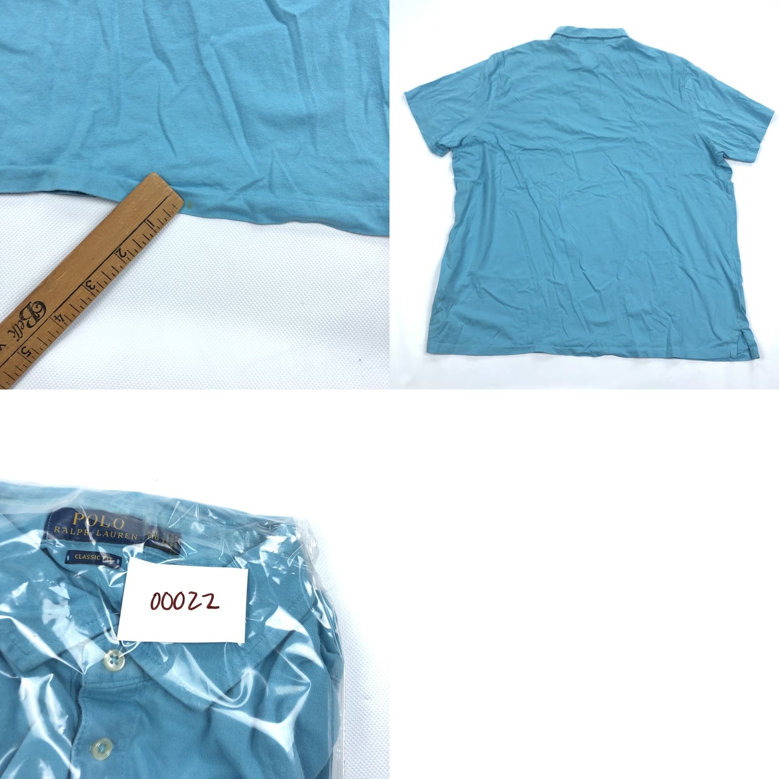 Polo Ralph Lauren Polo Ralph Lauren Polo Shirt Mens XXL Aqua Blue Classic Fit Short Sleeve Pocket Polo Shirt Size US XXL / EU 58 / 5 - 8 Thumbnail