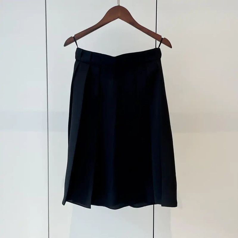 Prada Prada Black Summer Midi Skirt for Women Size 22" - 1 Thumbnail