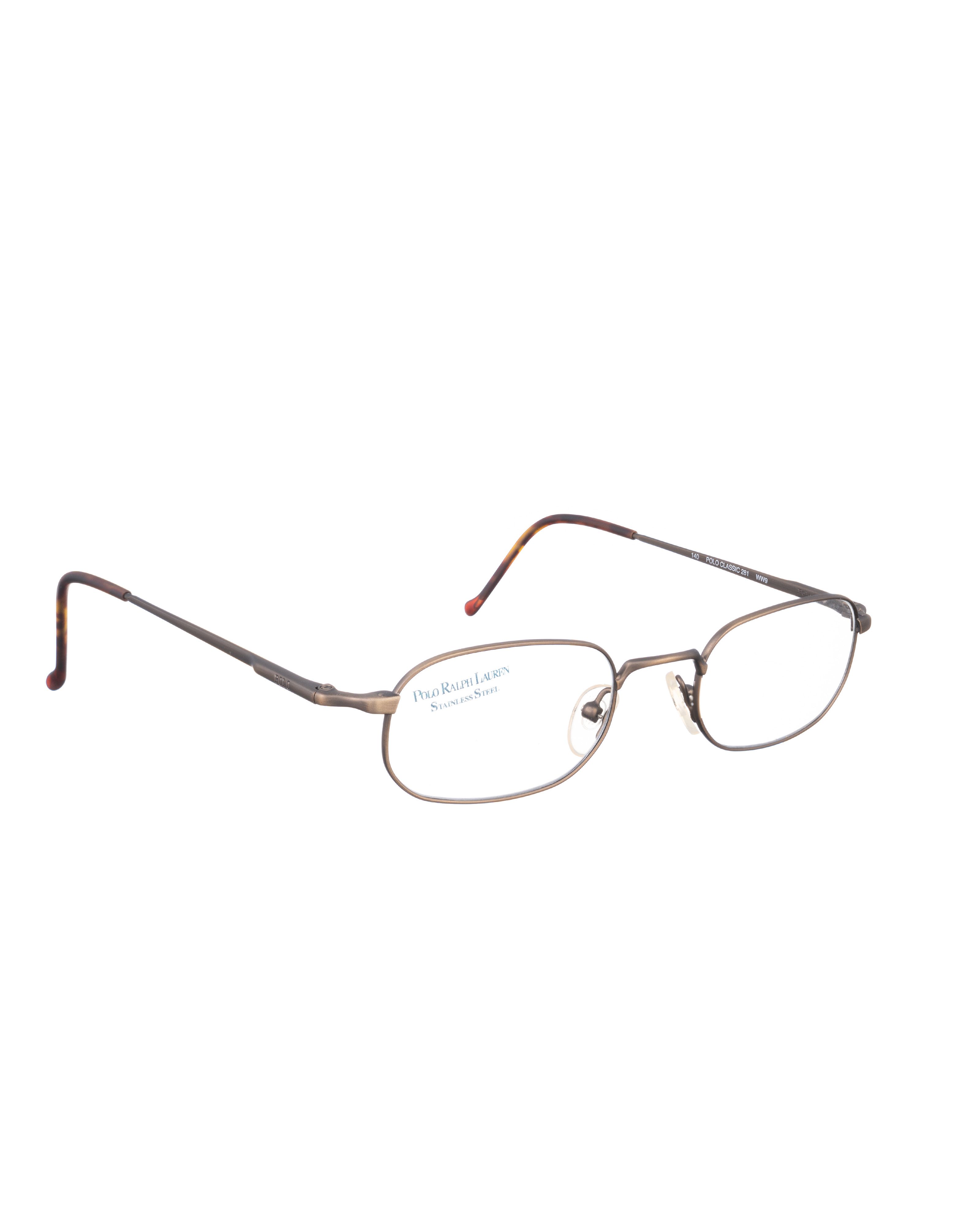 Polo Ralph Lauren Polo Ralph Lauren 00s Dark Matte Brown Retro Glasses Size ONE SIZE - 1 Thumbnail