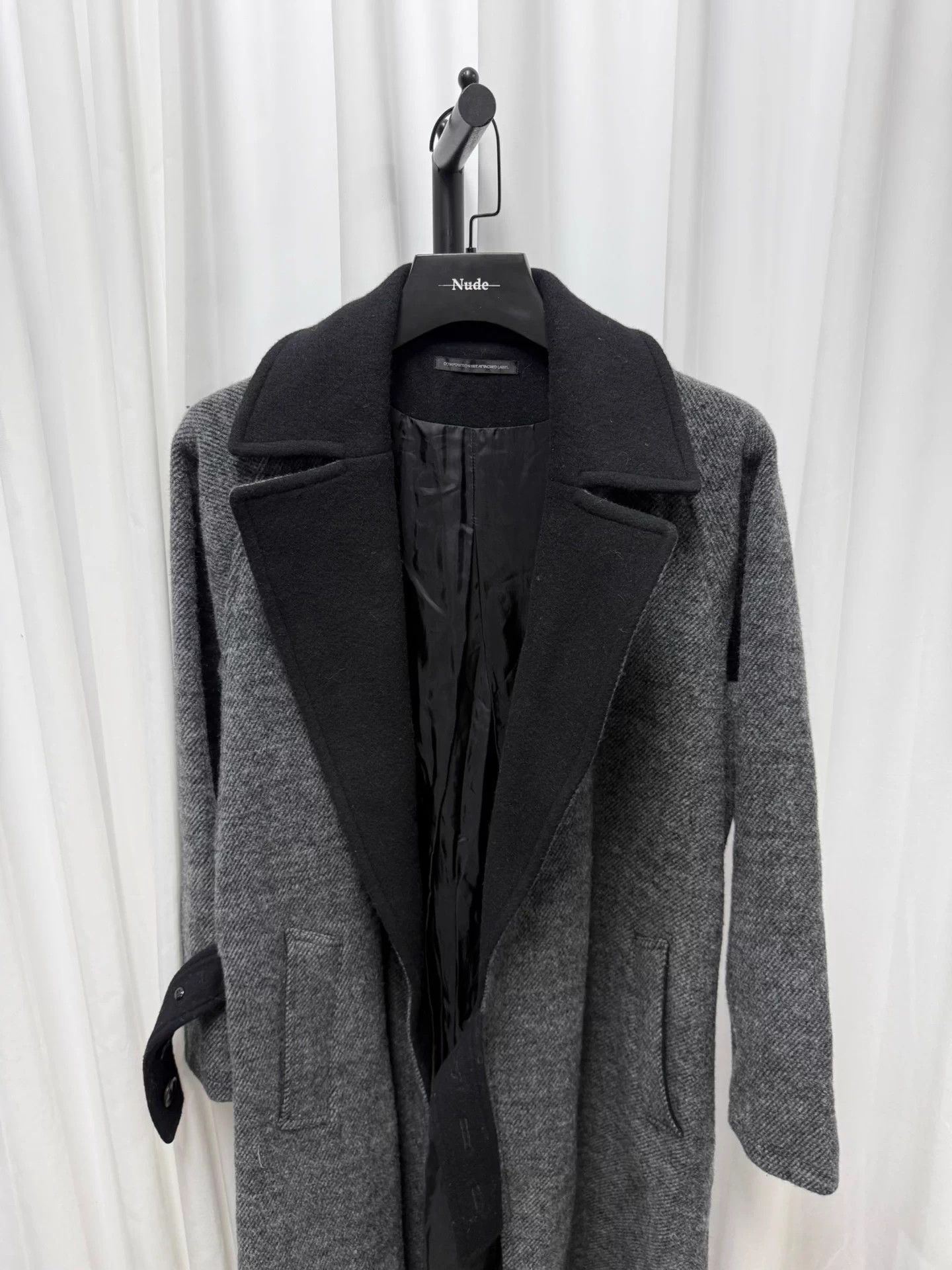 Yohji Yamamoto Yohji Yamamoto Y's Heavy Wool Patchwork Coat (Size 1) Size US S / EU 44-46 / 1 - 7 Thumbnail
