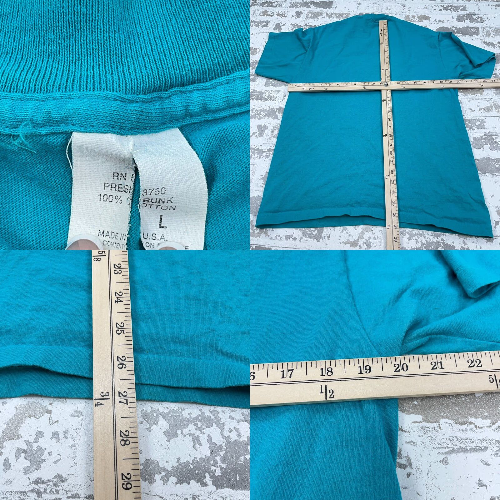 Vintage VINTAGE Miami Nut Shirt Men Large Blue Tee Single Stitch 80s Florida Football Shirt Men Blue 80s Retro Graphic Print Football Size US L / EU 52-54 / 3 - 8 Thumbnail