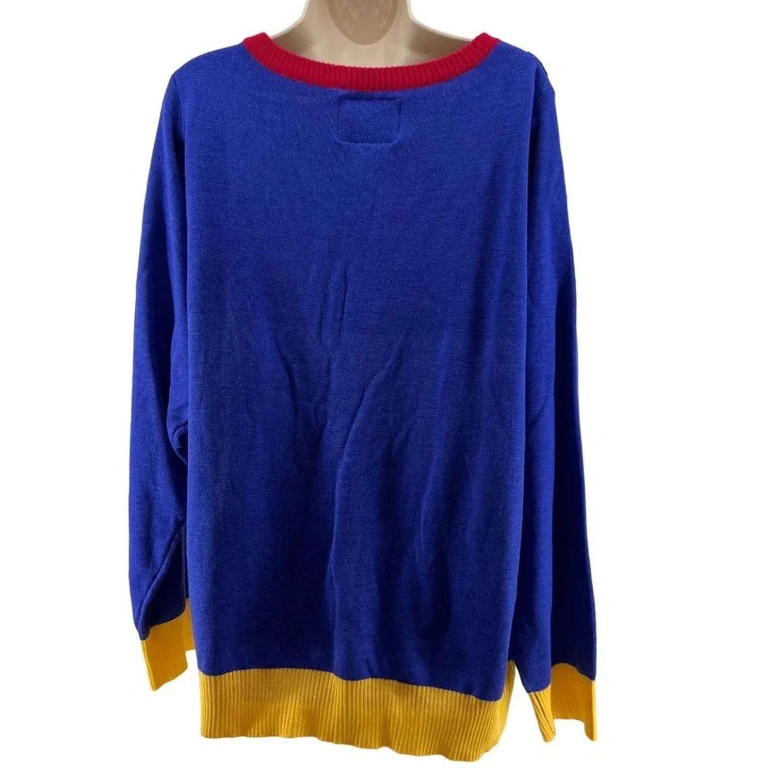 Tipsy Elves Tipsy Elves Ugly Christmas Tree Pom Sweater with Suspenders Size XL / US 12-14 / IT 48-50 - 6 Thumbnail