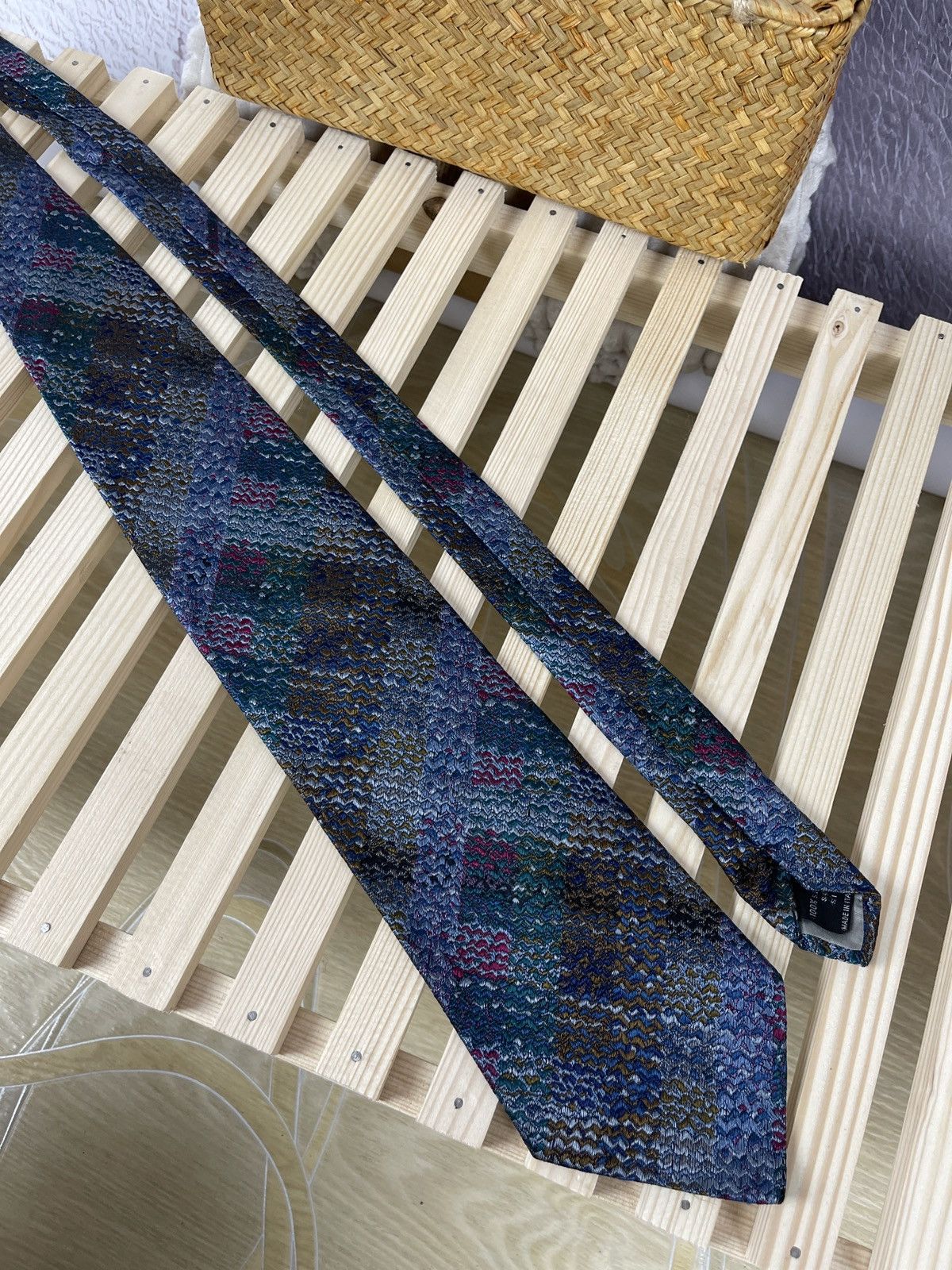 Missoni Missoni Cravatte vintage pure silk multicolour tie Size ONE SIZE - 1 Thumbnail