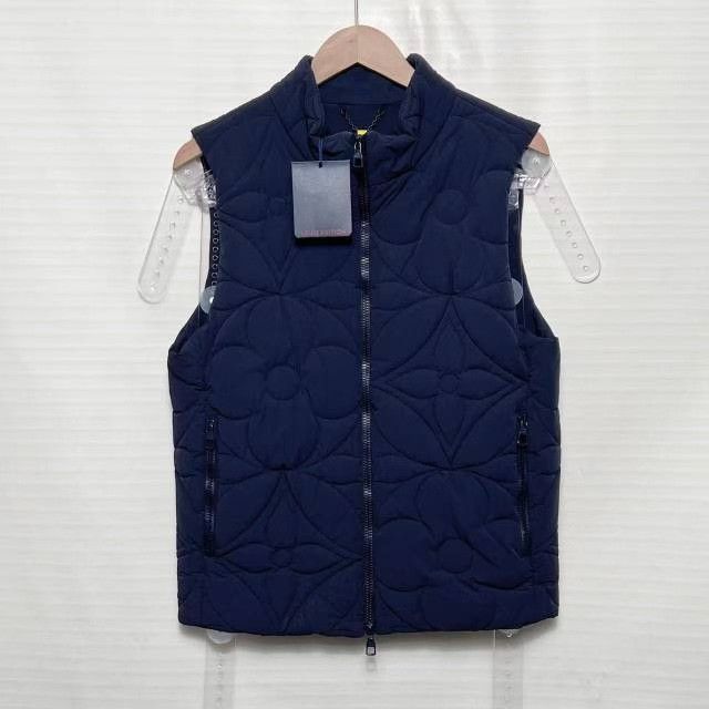 Louis Vuitton LV Floral Quilted Stand-Collar Vest Size L / US 10 / IT 46 - 1 Thumbnail
