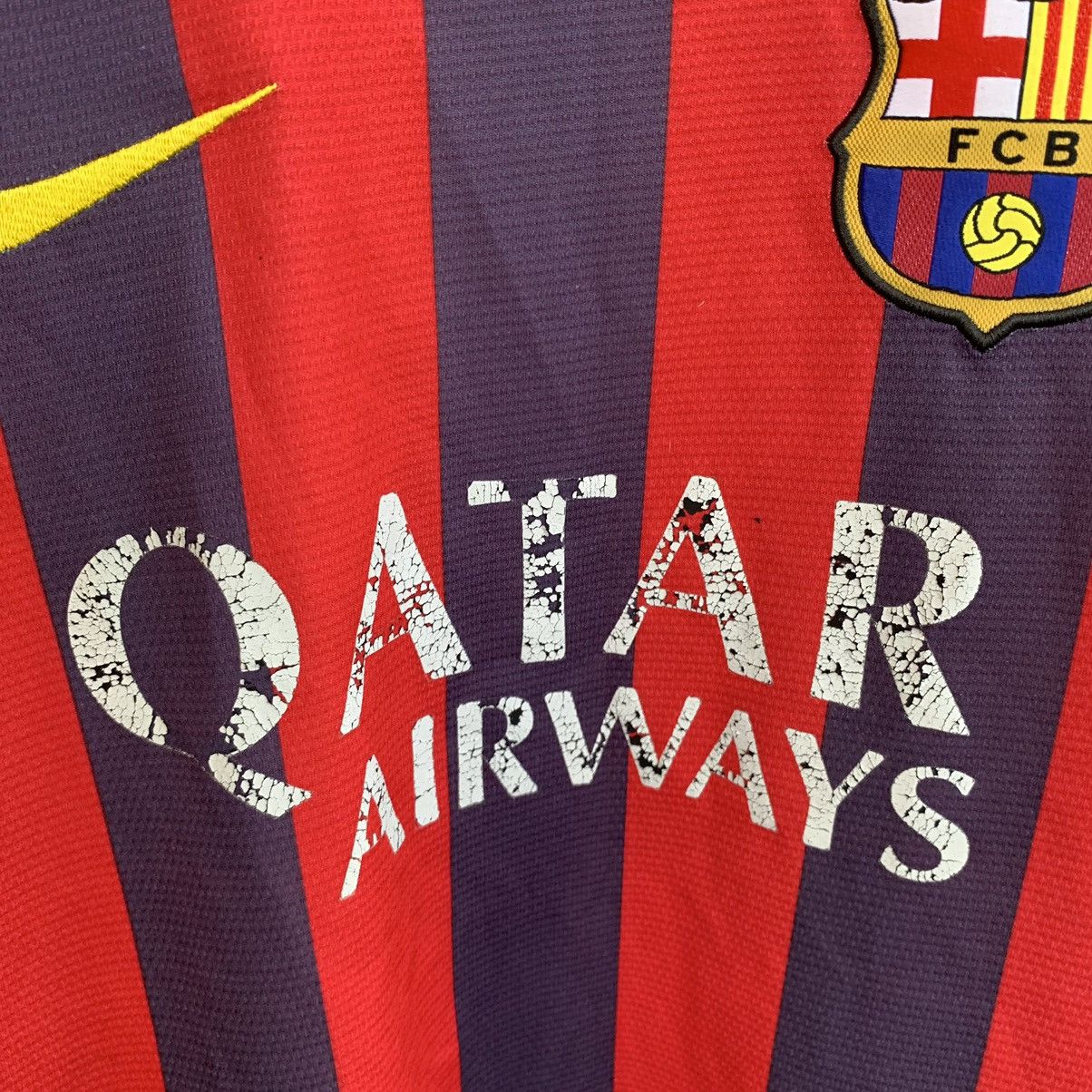 Nike 2013 2014 Barcelona Jersey tee Size US L / EU 52-54 / 3 - 9 Thumbnail