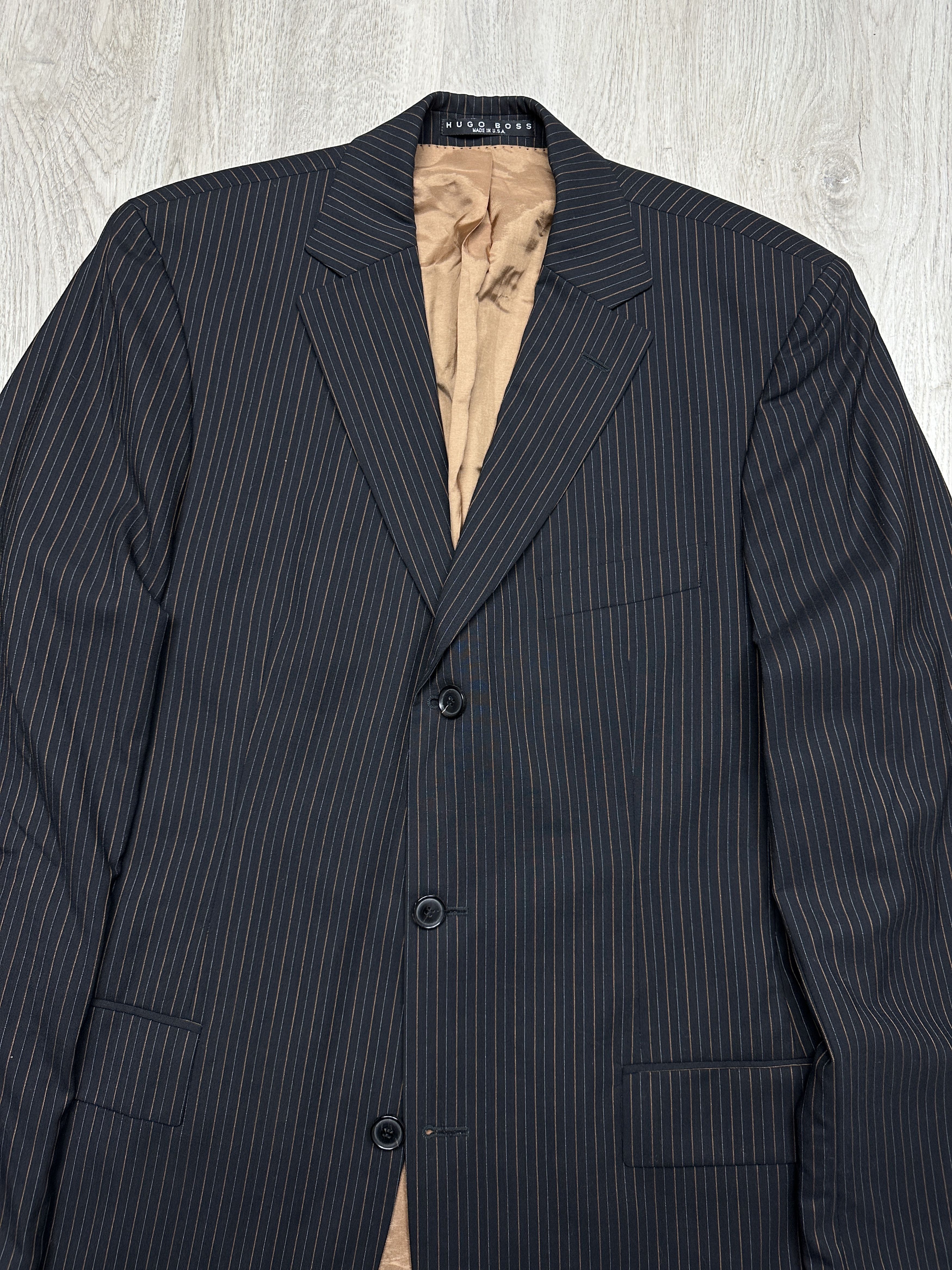 Hugo Boss Hugo Boss Scorsese Movie Wool Suit 3 Buttons Blazer + Pants Size 40L - 3 Thumbnail