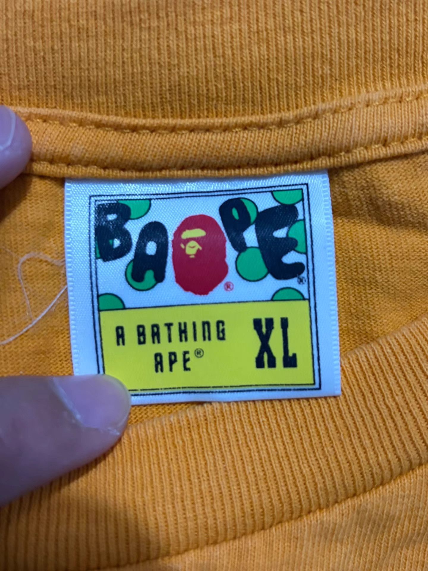 Bape Bape Ape Head Short Sleeve Tee Size US XL / EU 56 / 4 - 3 Thumbnail