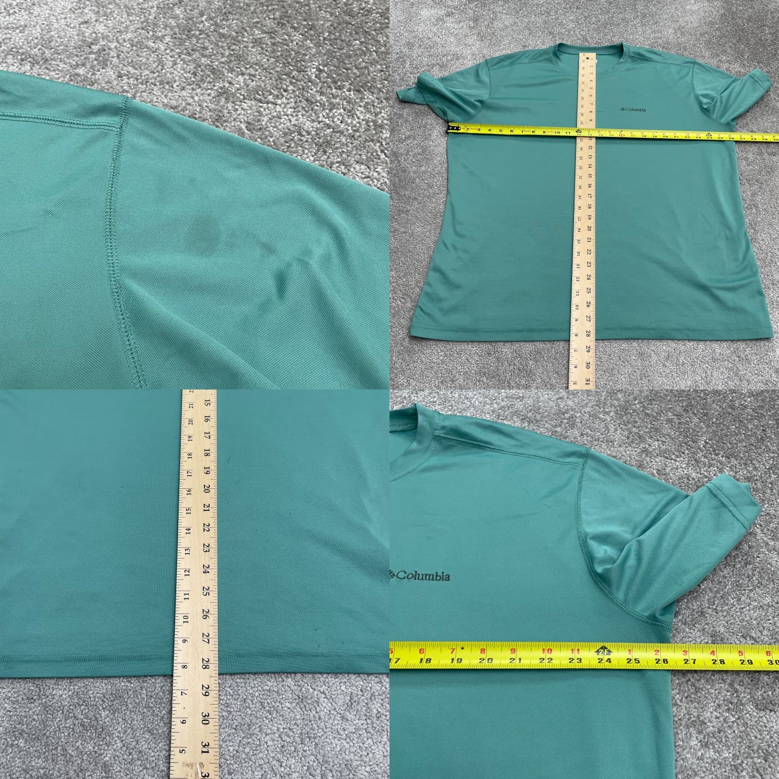 Vintage Columbia Meaker Peak Omni Wick T-Shirt Mens XXL Green Crew Short Sleeve Activewear Size US XXL / EU 58 / 5 - 8 Thumbnail