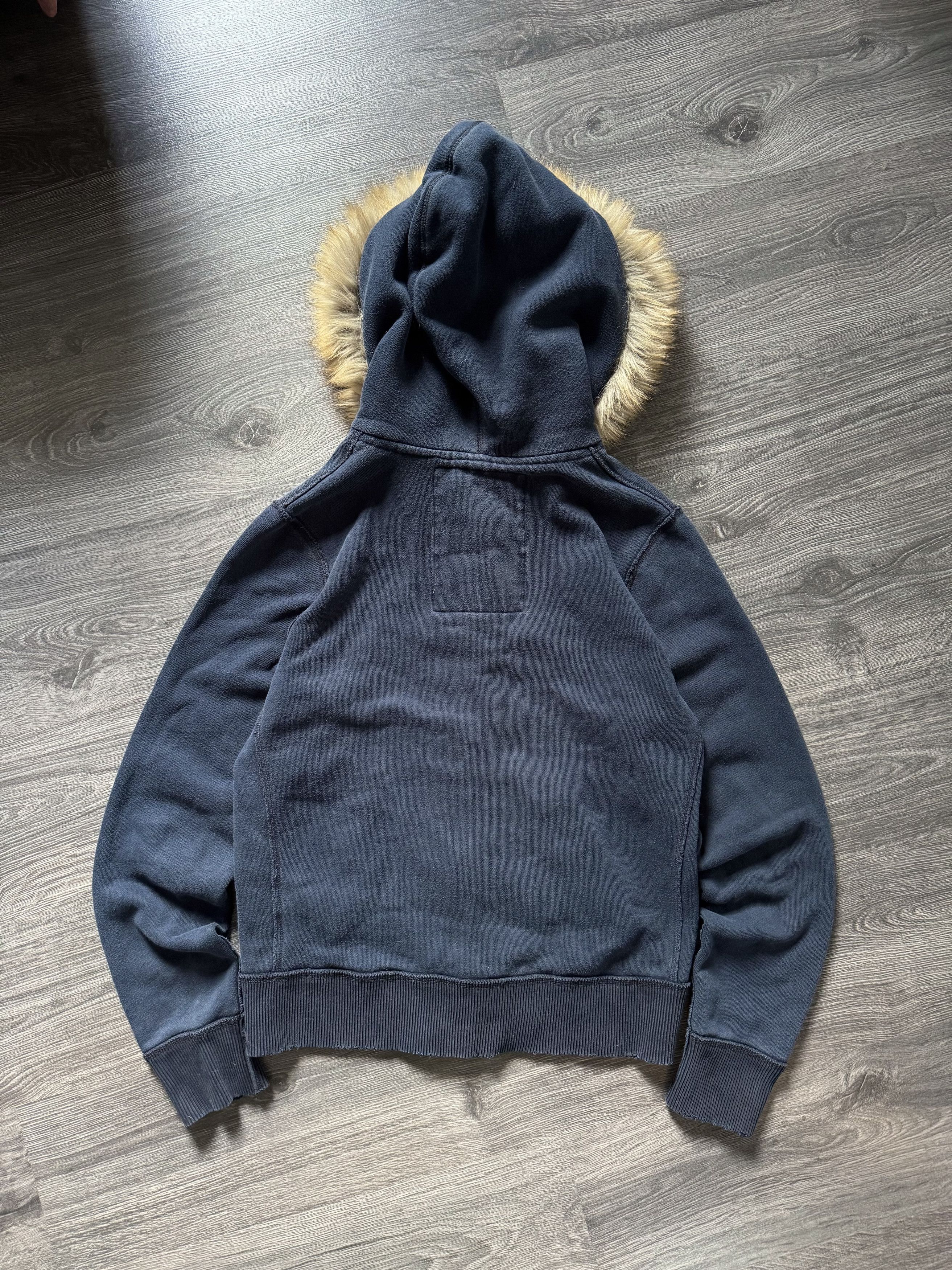 2000s Abercrombie Fitch Fur Hoodie Zip Up if6was9 lgb