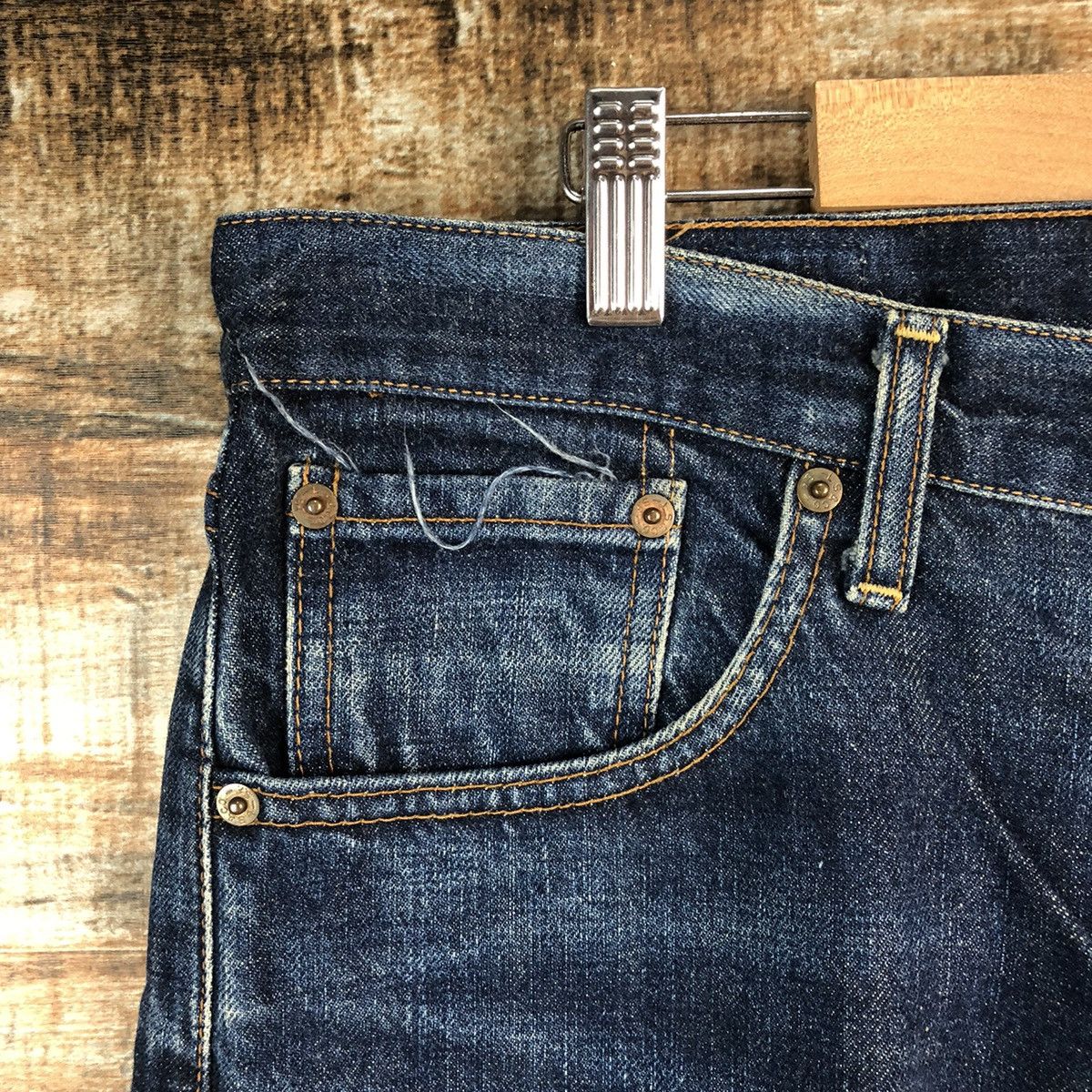 Levi's Levis 503 Blue Denim vintage Pants #A2613 Size US 36 / EU 52 - 7 Thumbnail